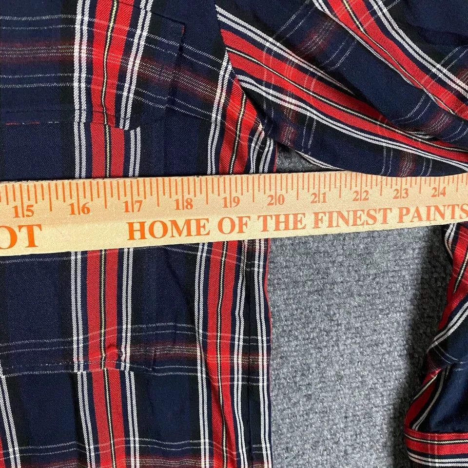 Zara Zara Button Up Top Women's Medium Long Sleeve Plaid M Size M / US 6-8 / IT 42-44 - 3 Thumbnail