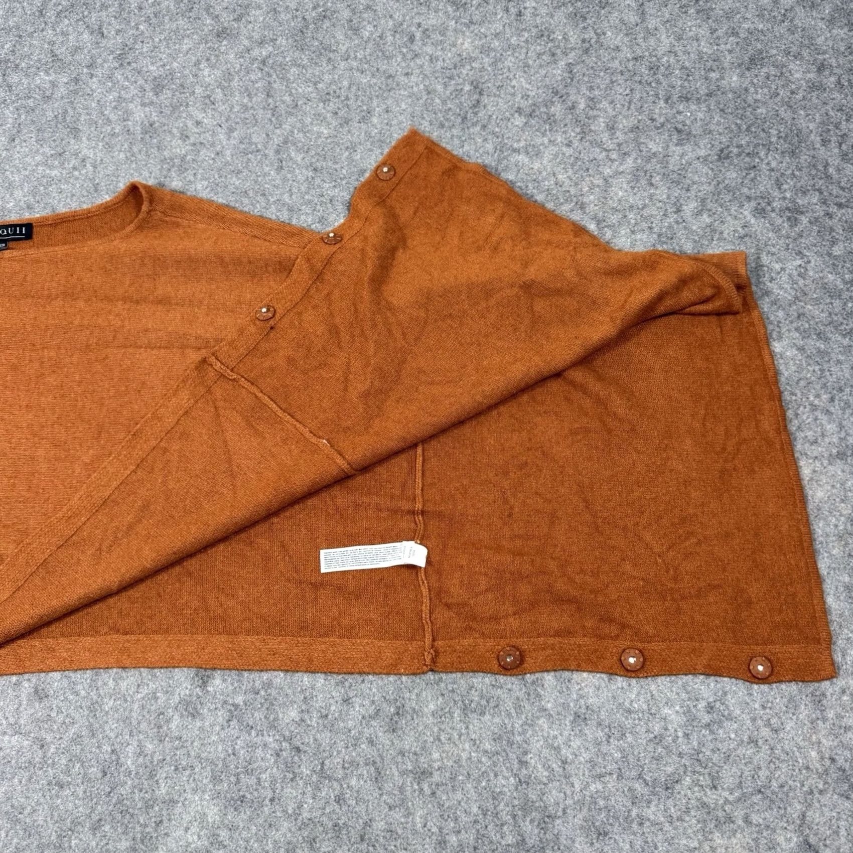Vintage VINTAGE Eloquii Overside Draped Cropped Stretch Sweater Fit Women's Size 18/20 Brown NWT Size XXL / US 16-18 / IT 52-54 - 4 Thumbnail