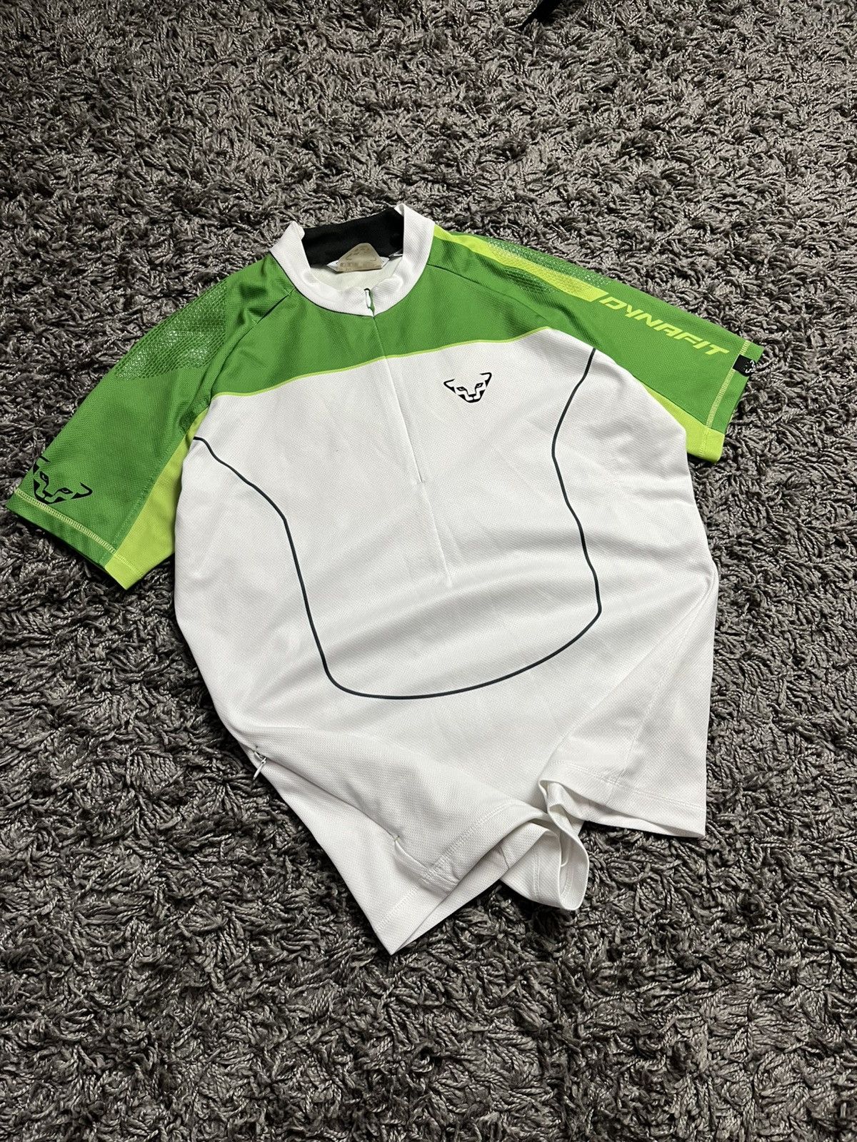 Vintage Dynafit Trail Ride Cycling Jersey White/Green Size L Size US L / EU 52-54 / 3 - 1 Thumbnail