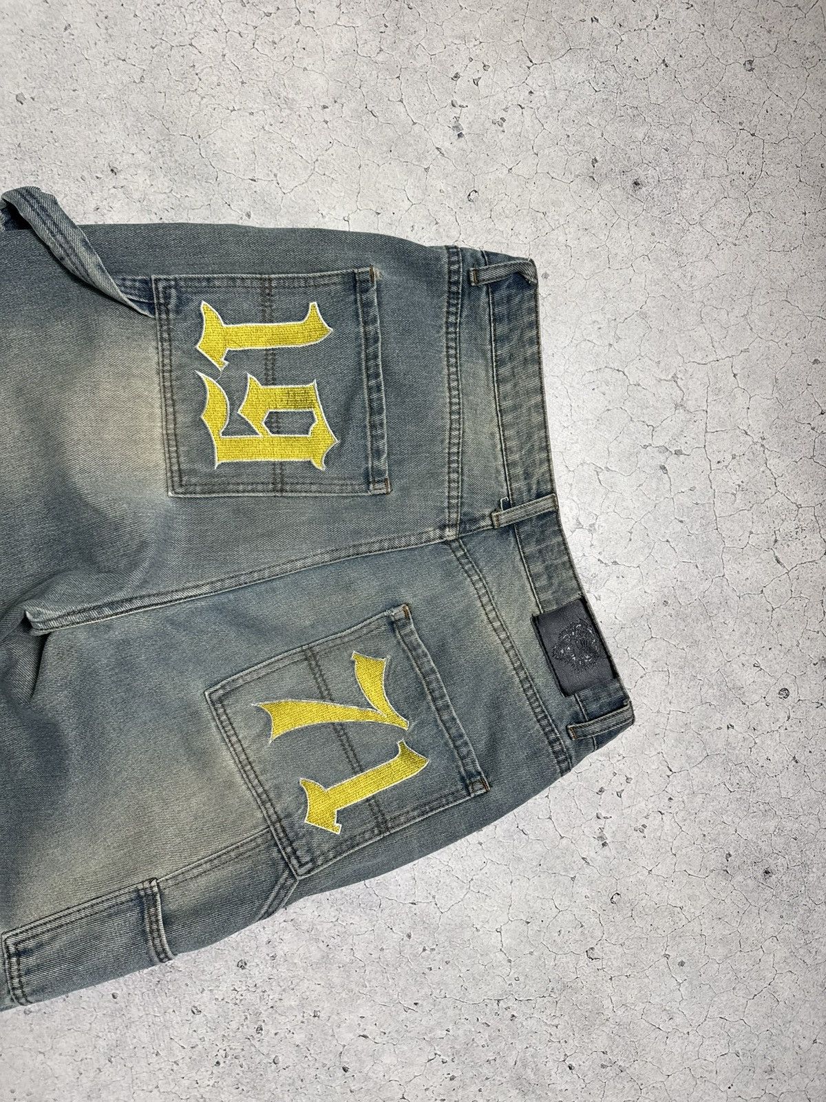 Ed Hardy Ed Hardy 1971 Big Logo Denim Jeans Rap Size M Size US 32 / EU 48 - 10 Thumbnail