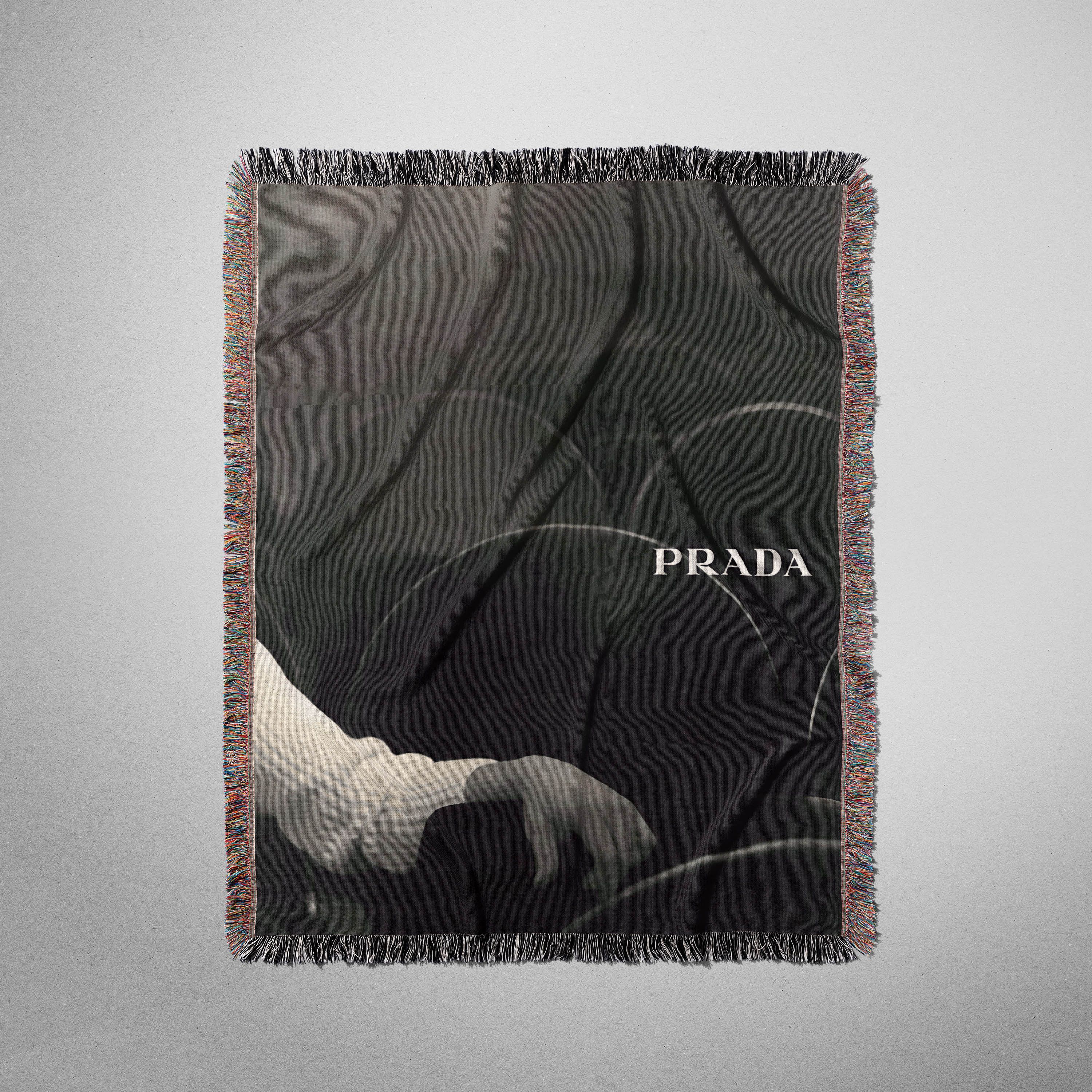 Prada Prada Blanket Woven Art Poster Fashion Gift Logo Size ONE SIZE - 2 Thumbnail