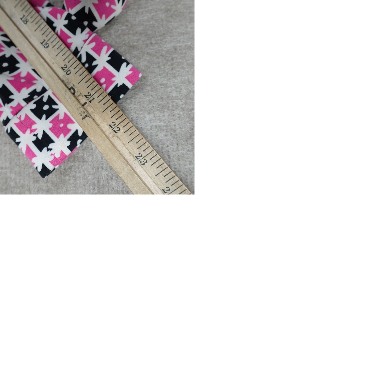 Diane von Furstenberg Diane von Furstenberg Dress Wrap Jersey Pink White Cotton Silk 6 Knee Length V-Neck Long Sleeve Geometric Pattern Womens Girls Mens 2020s? Size M / US 6-8 / IT 42-44 - 9 Thumbnail