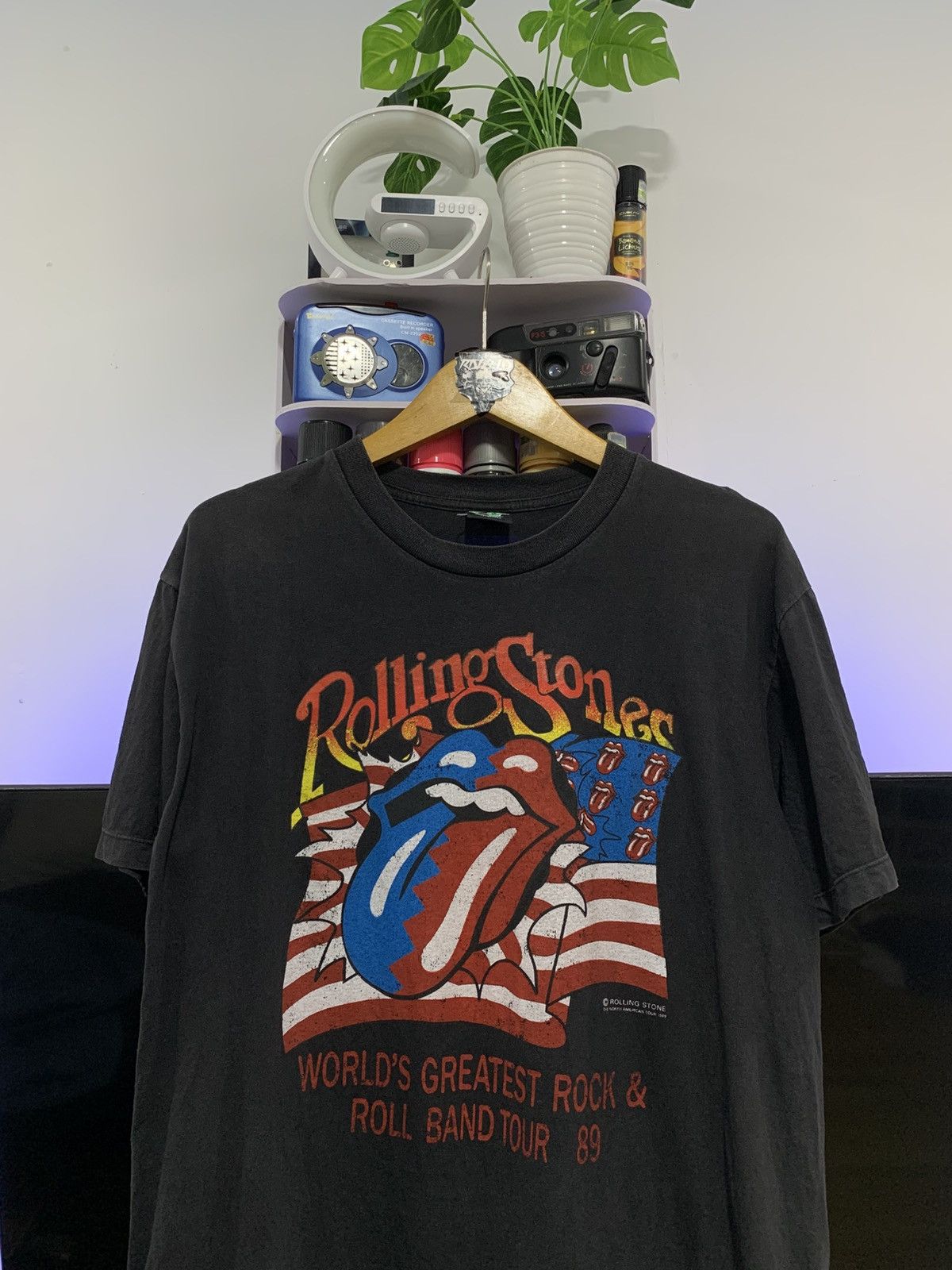 Band Tees Vintage The Rolling Stone"The North American Tour 1989" Size US L / EU 52-54 / 3 - 1 Thumbnail