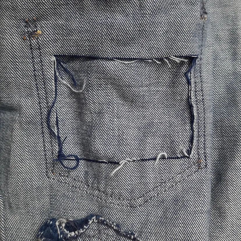JCPenney Vintage 70s 80s Selvedge Western Denim Snap Button Size US S / EU 44-46 / 1 - 8 Thumbnail