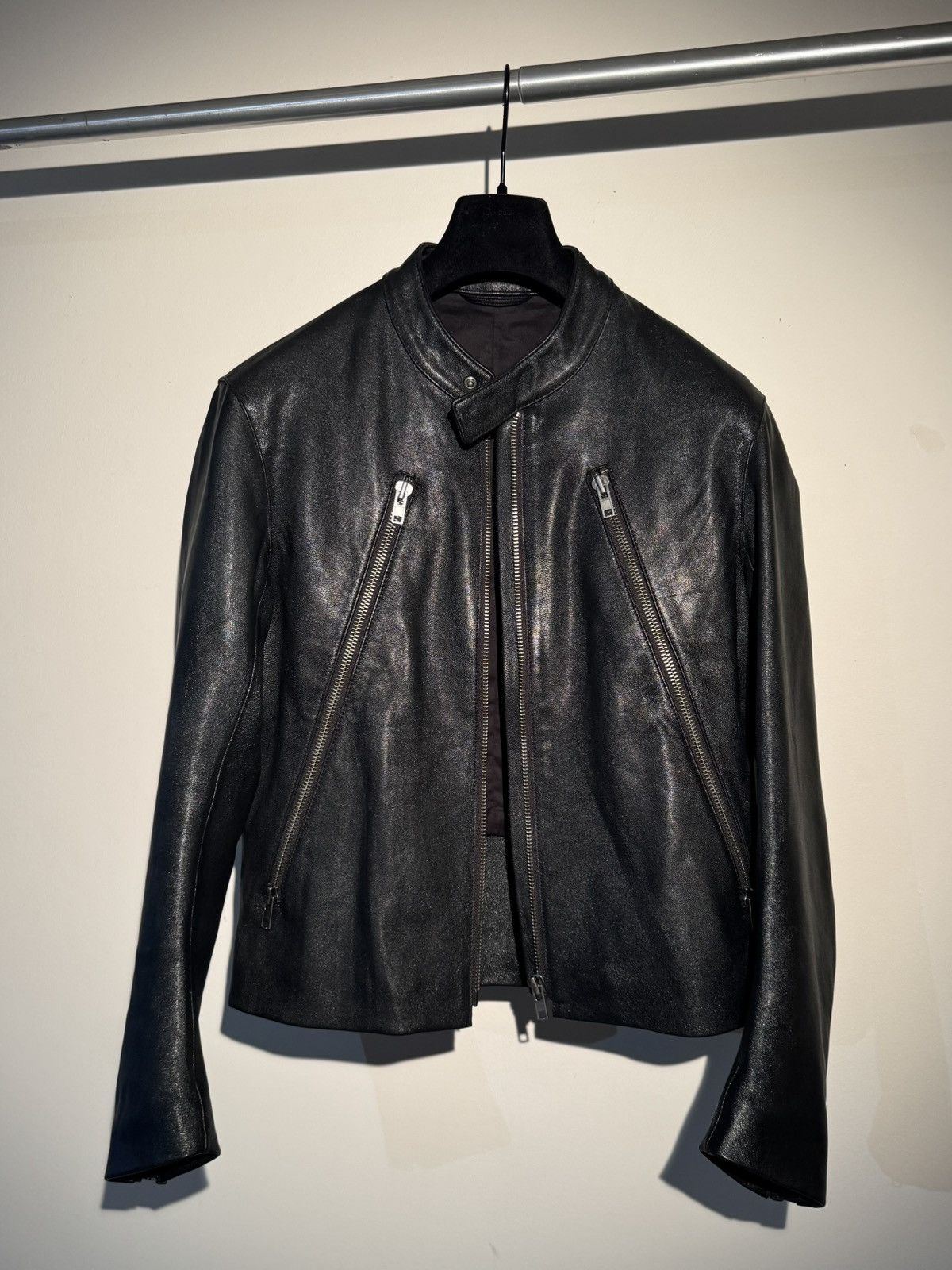 Maison Margiela Maison Martin Margiela Archival 5-Zip Leather Jacket (AW07) Size US M / EU 48-50 / 2 - 16 Thumbnail