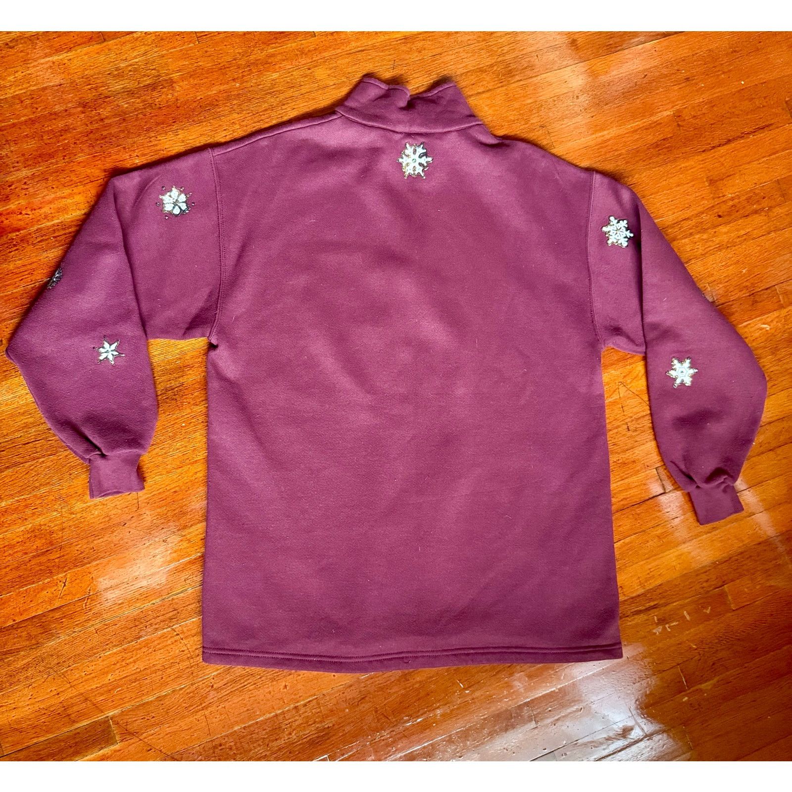Lee Vintage Red Christmas Snowman Winter Zipper Sweatshirt Large Size L / US 10 / IT 46 - 2 Thumbnail