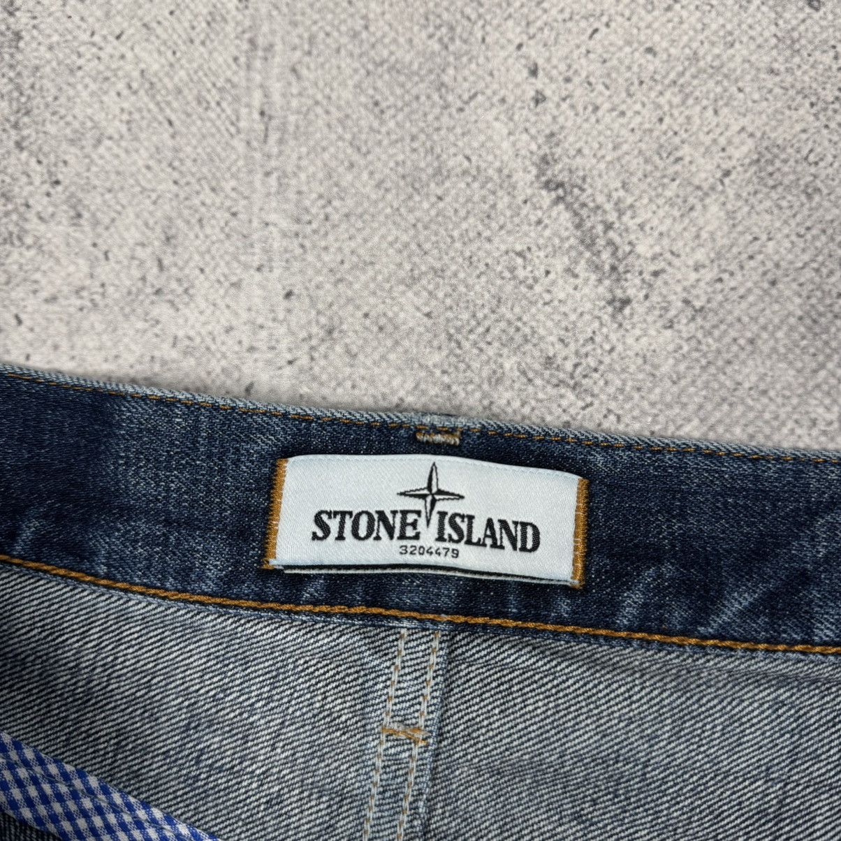 Stone Island × Vintage Stone Island Slim Fit Denim Jeans 30x34 Size US 30 / EU 46 - 15 Thumbnail