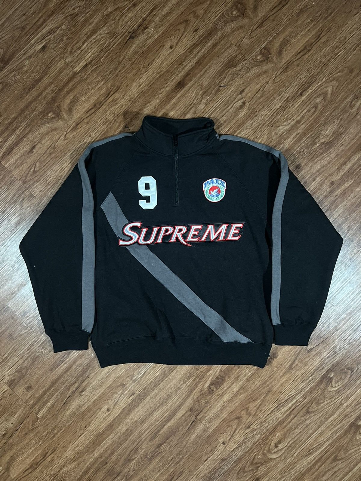 Supreme Supreme Equipê Half Zip Up Sweatshirt | Grailed