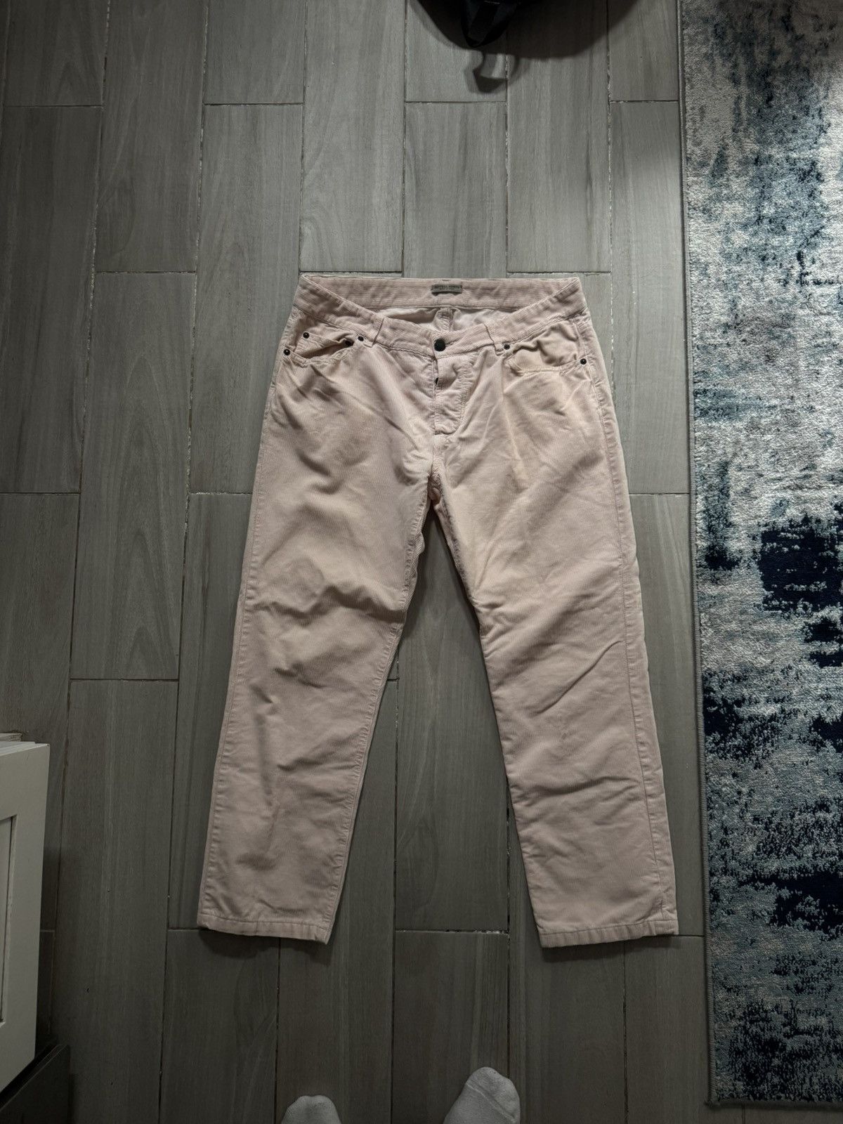 Bottega Veneta Pink Corduroy Pants