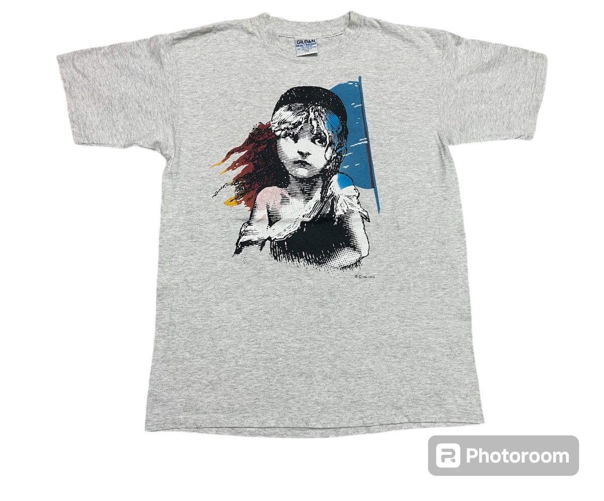 Vintage 80s LES MISERABLES L SIZE ON SUPER RARE 80s GILDAN TAG Size US L / EU 52-54 / 3 - 2 Thumbnail