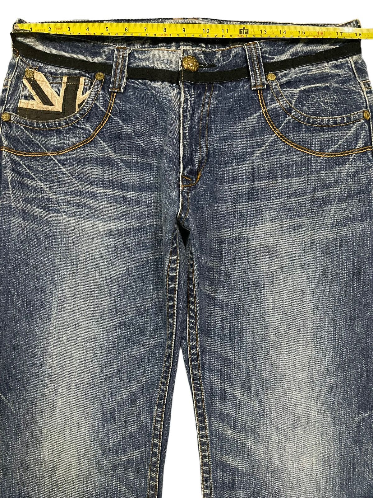semanticdesign Vintage Japanese Brand Embroidered Style Bootcut Jeans Size US 34 / EU 50 - 11 Thumbnail