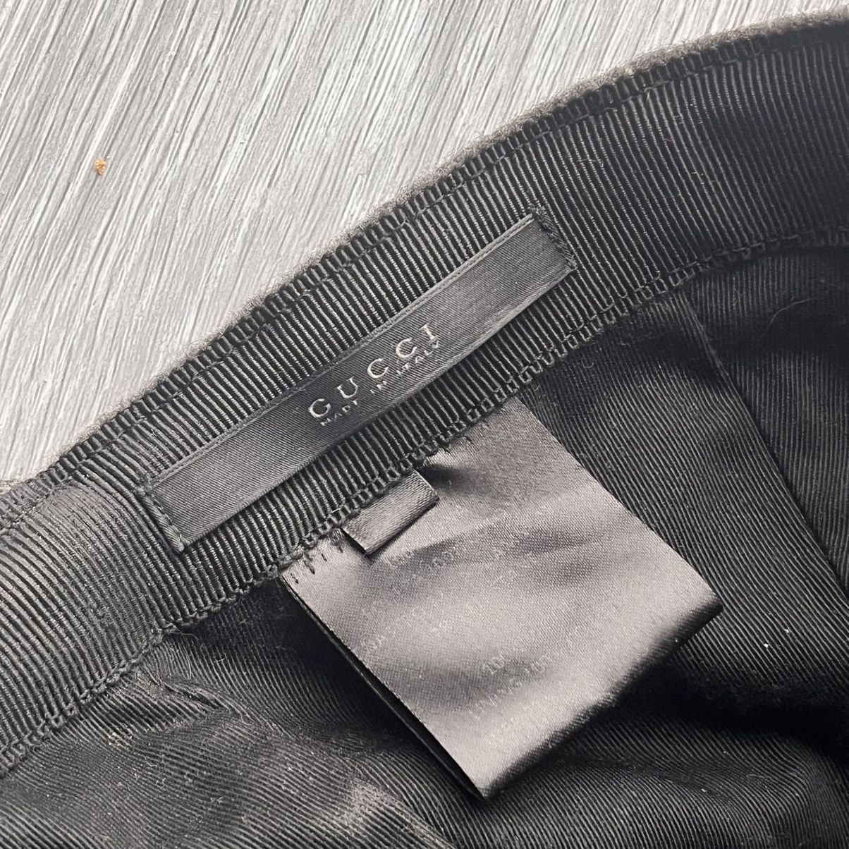 Gucci Gucci Archive Wool Baseball Cap Size ONE SIZE - 8 Thumbnail