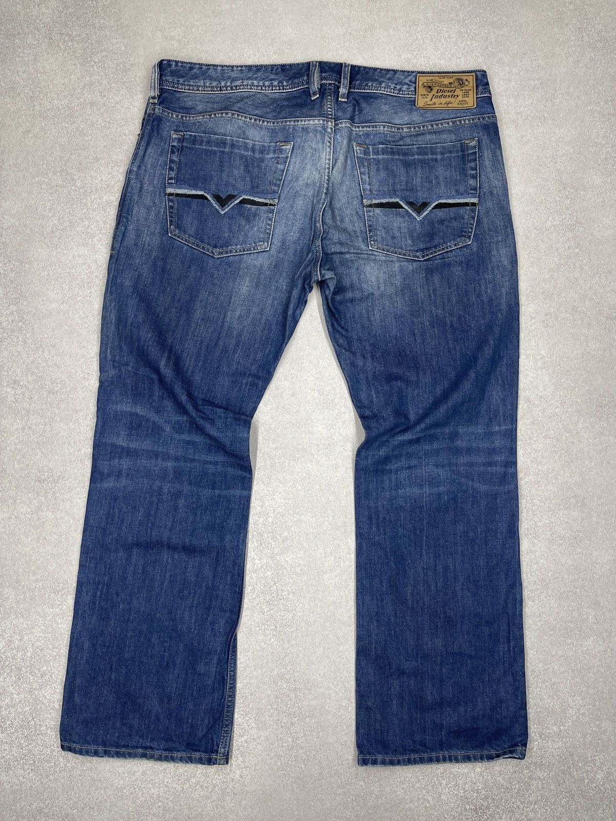 Diesel Mens Diesel Zatiny Denim Jeans Blue Y2K Size US 36 / EU 52 - 2 Thumbnail