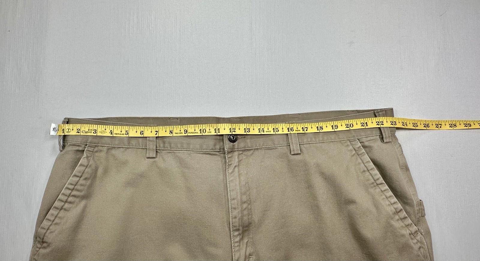 Duluth Trading Company Duluth Trading Straight Leg Flat Front Chinos Brown XL 46/28 Size US 36 / EU 52 - 3 Thumbnail