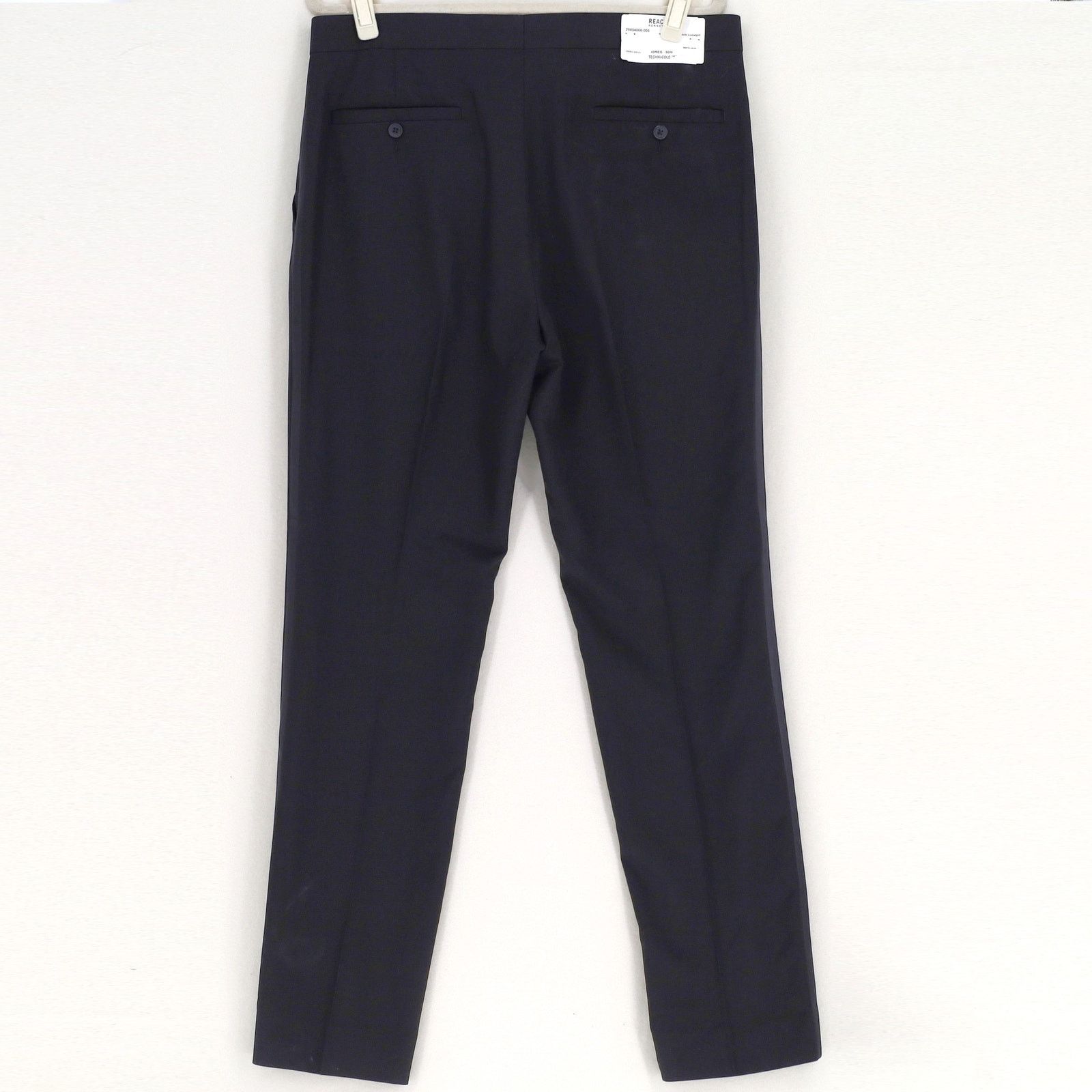 Kenneth Cole Kenneth Cole Reaction Men's Black Slim Dress Pants 42W 32L Size US 42 / EU 58 - 8 Thumbnail