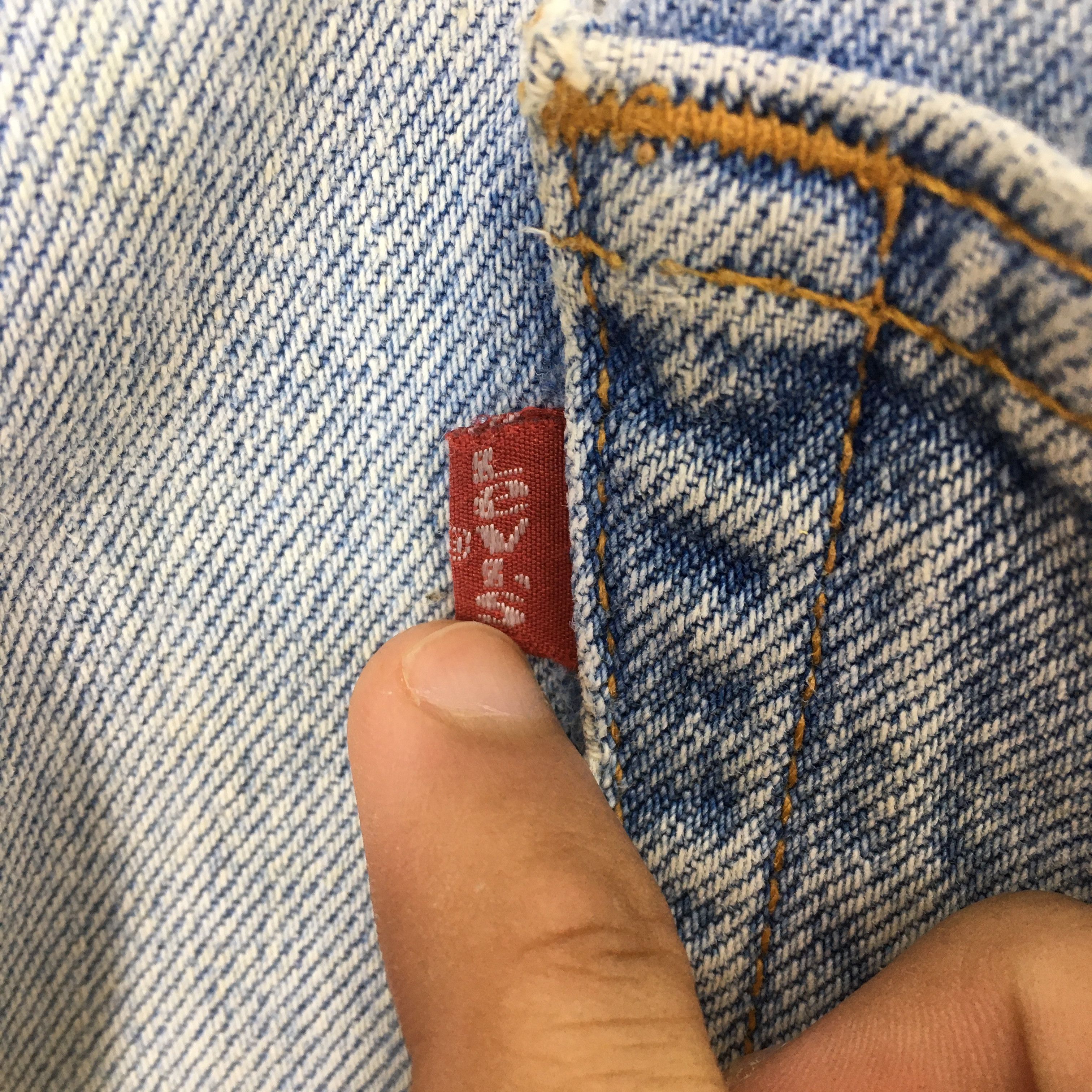 Levi's Size 36x31 Vintage Levis 505 Pale Blue Jeans S822 Size US 36 / EU 52 - 16 Thumbnail