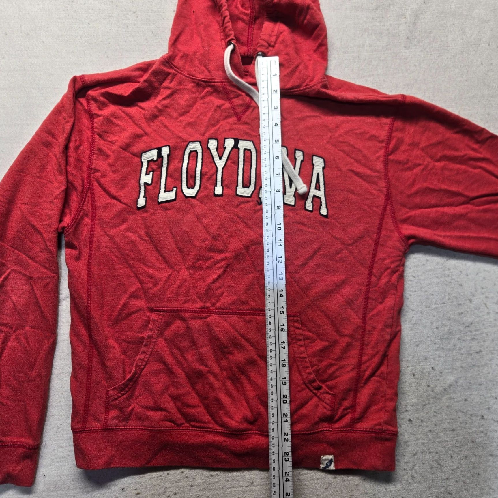 Vintage Virginia Floyd Hoodie Sweater Long Sleeve Adult M Red Mens Size US M / EU 48-50 / 2 - 6 Thumbnail