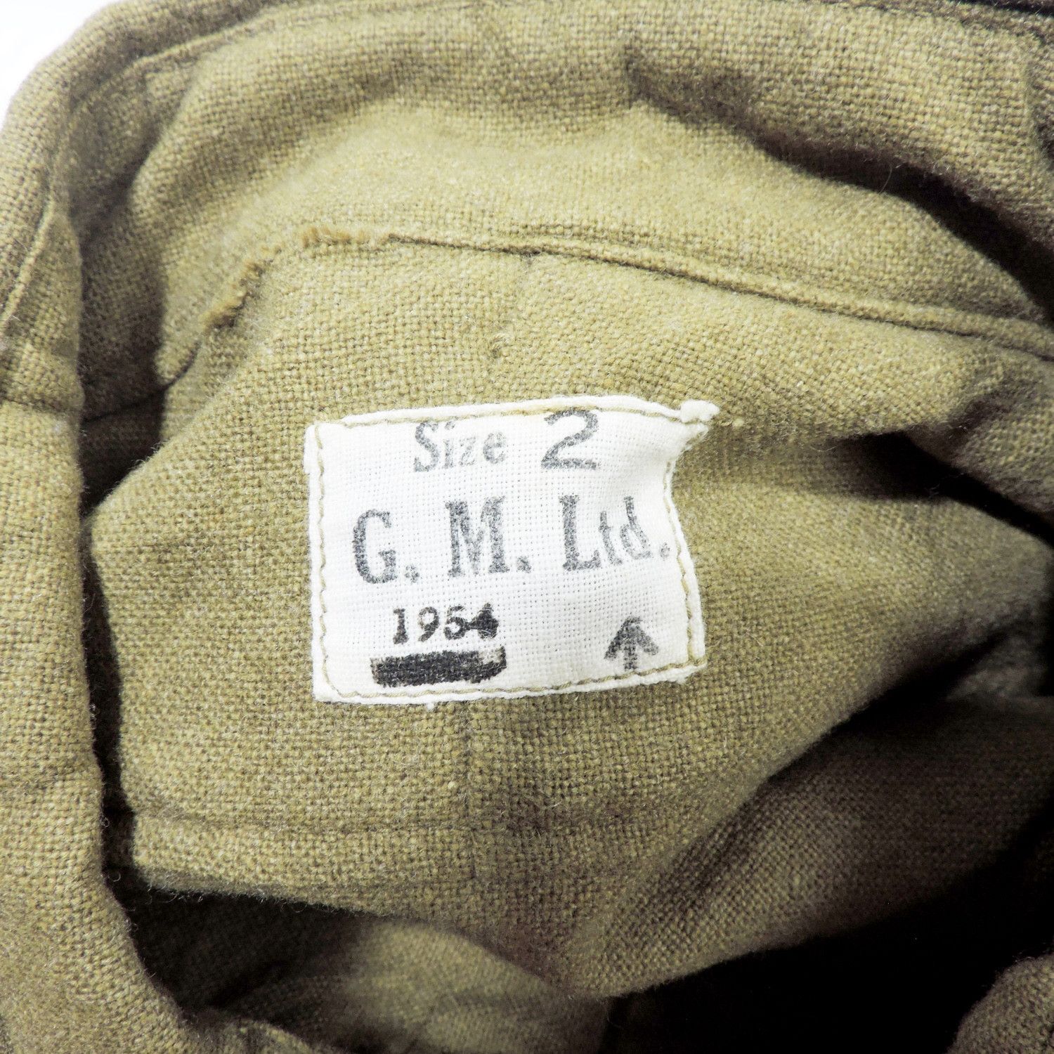Vintage 50'S G. M. LTD. BRITISH ARMY PARATROOPER WOOL SHIRT Size US M / EU 48-50 / 2 - 3 Thumbnail