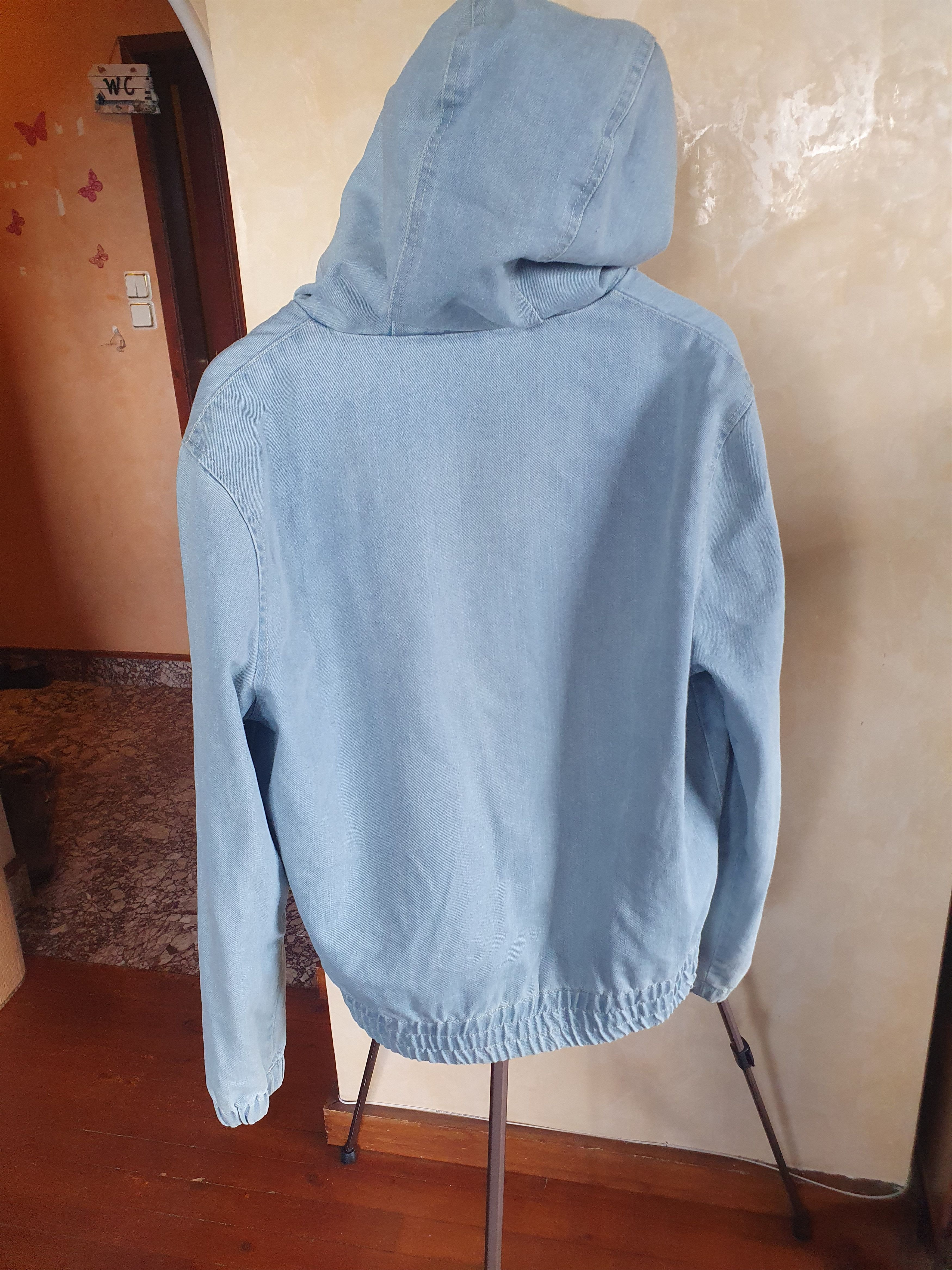 Other Flatbush Denim Hooded Jeans Jacket Work Style sz M Size US M / EU 48-50 / 2 - 10 Thumbnail