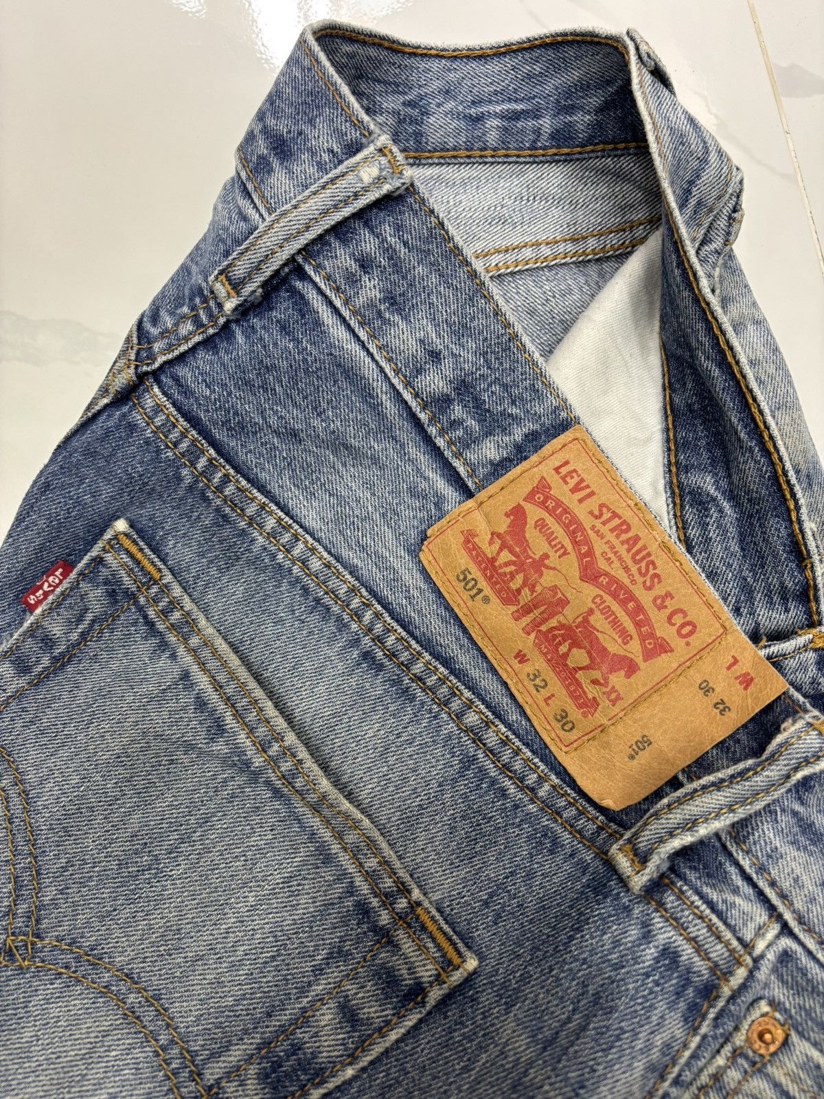 Levi's × Undercover Vintage Levis 501 Kurt Cobain Distressed Denim Jeans Size US 33 - 10 Thumbnail