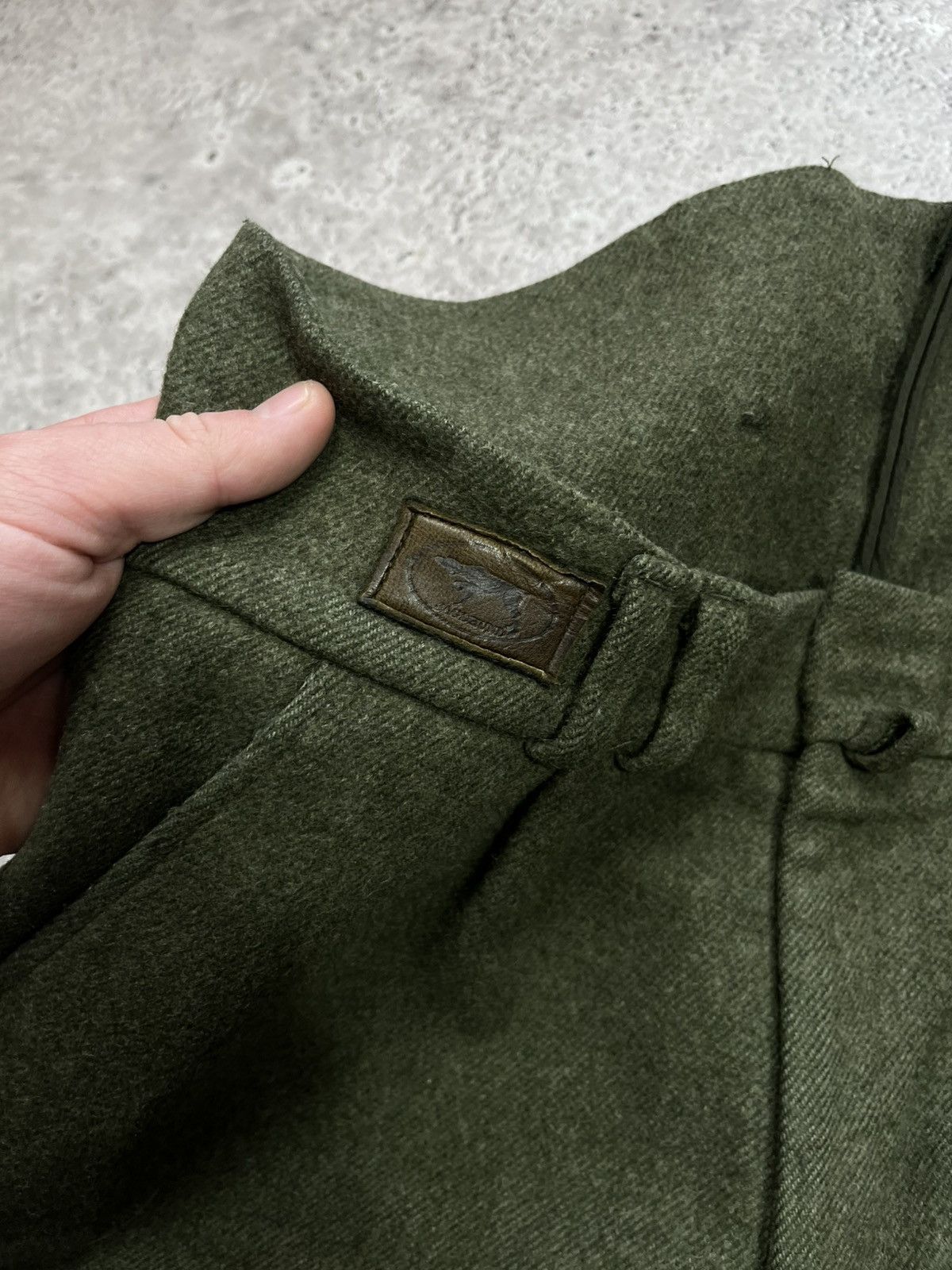 Other Jagdhund Loden Wool Alpine Hunting Breeches Green Pants 48 Size US 32 / EU 48 - 5 Thumbnail