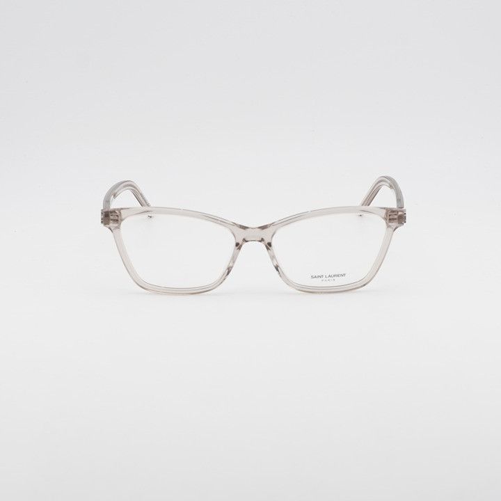 Saint Laurent Paris Saint Laurent SLM128 011 Eyeglasses Nude 56mm Square Frame Size ONE SIZE - 2 Thumbnail