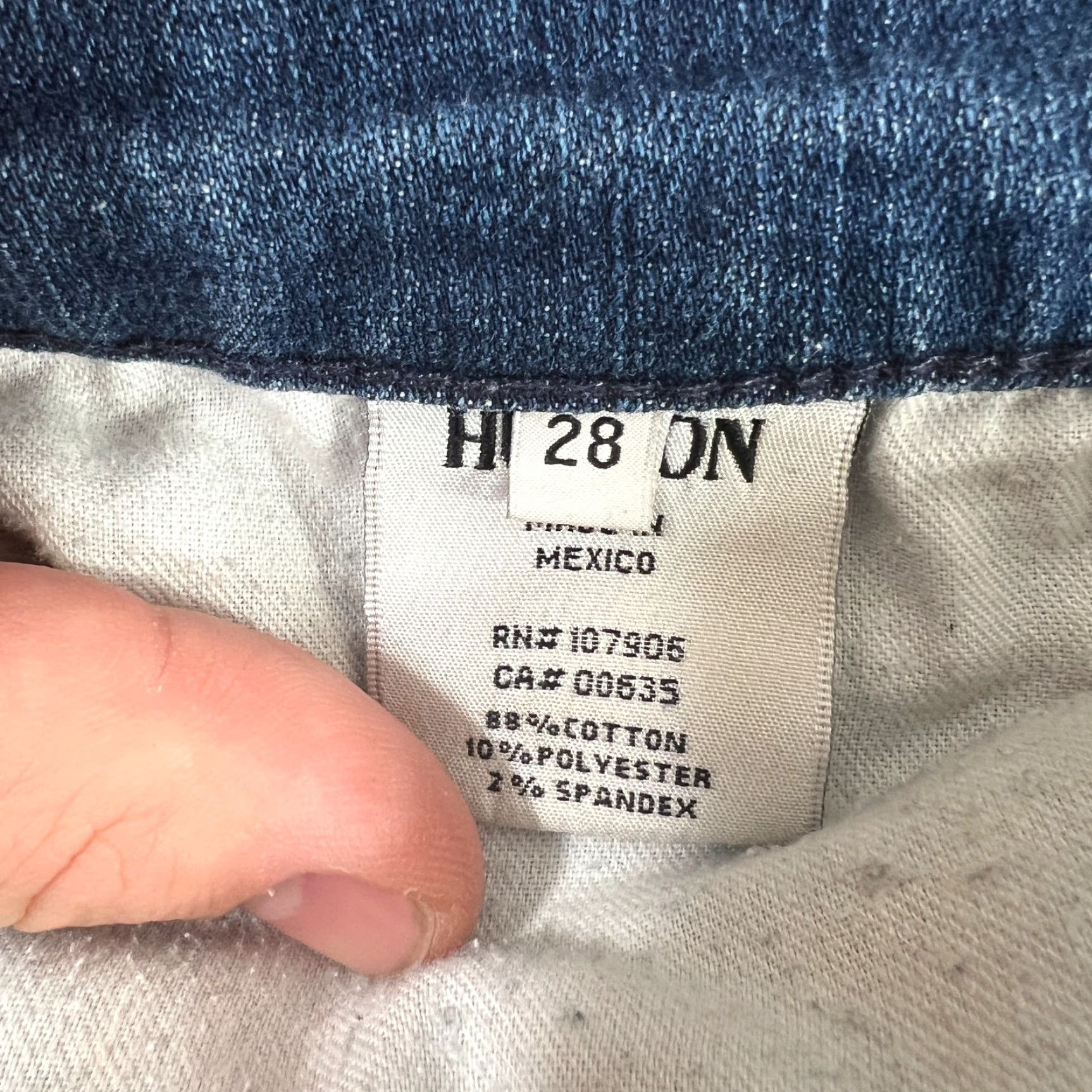 Hudson Hudson Jeans Womens Krista Super Skinny Medium Wash Stretch Size 28 Blue Size 28" / US 6 / IT 42 - 6 Thumbnail