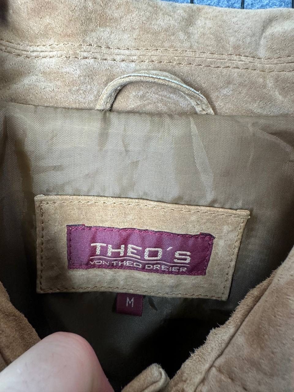 Genuine Leather × Vintage Theos vom theo dreier leather jacket vintage size Medium Size US M / EU 48-50 / 2 - 2 Thumbnail