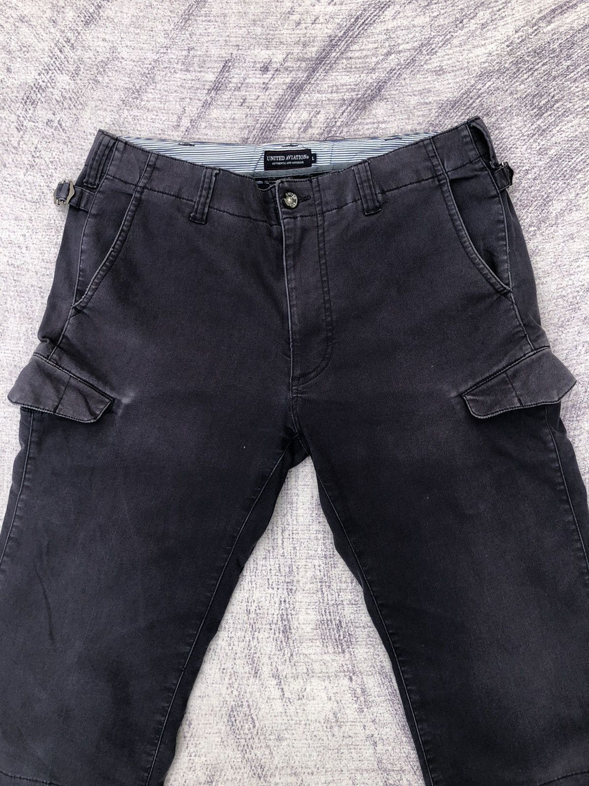 Japanese Brand Japanese United Aviation Cargo Cropped Pant Faded Colour Size US 32 / EU 48 - 2 Thumbnail