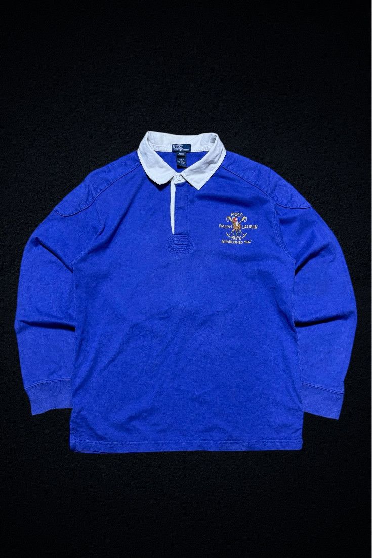 Polo Ralph Lauren Archive , Vintage Polo ralph laurent Rugby shirt Size US M / EU 48-50 / 2 - 1 Thumbnail