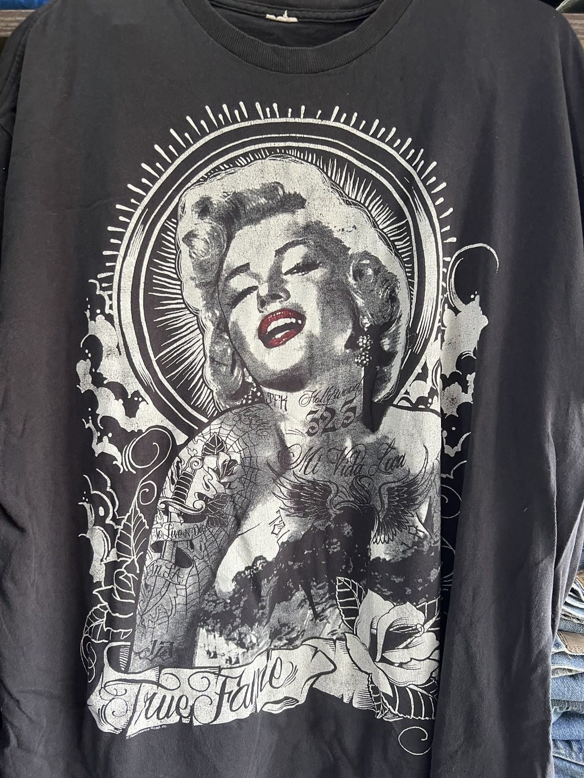 Vintage 🔥Vintage Marilyn Monroe True Fame Tees Size US XL / EU 56 / 4 - 7 Thumbnail