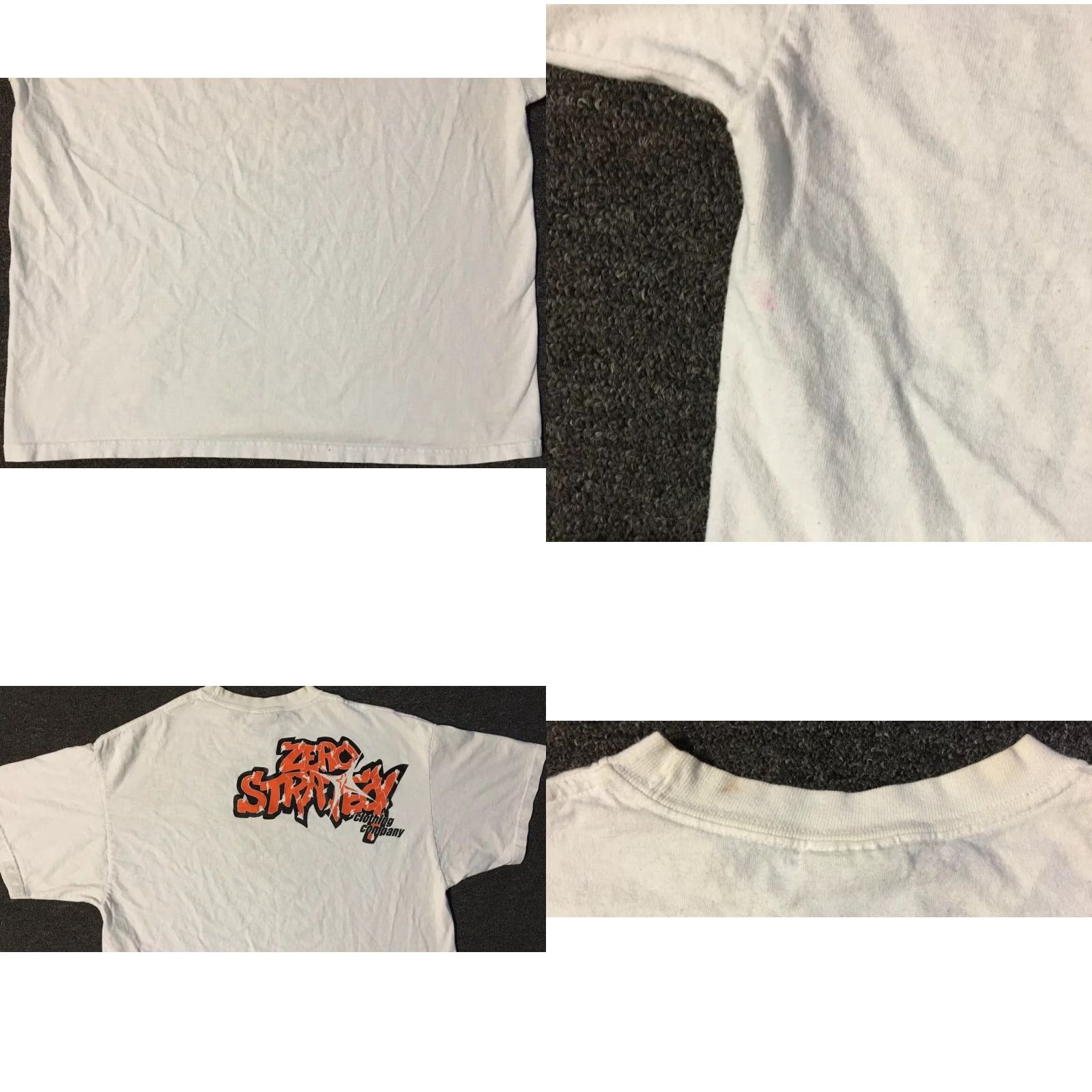 JNCO VINTAGE Let Em Hate Zero Strategy Faded Shirt XL Graffiti Size US XL / EU 56 / 4 - 9 Thumbnail