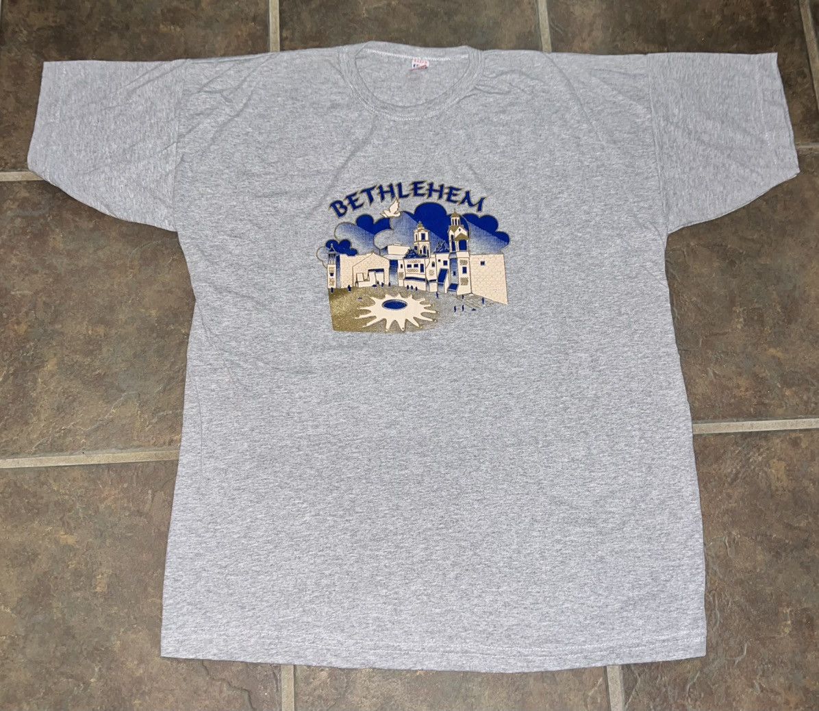 Vintage VINTAGE BETHLEHEM T-SHIRT Size US XXL / EU 58 / 5 - 1 Thumbnail