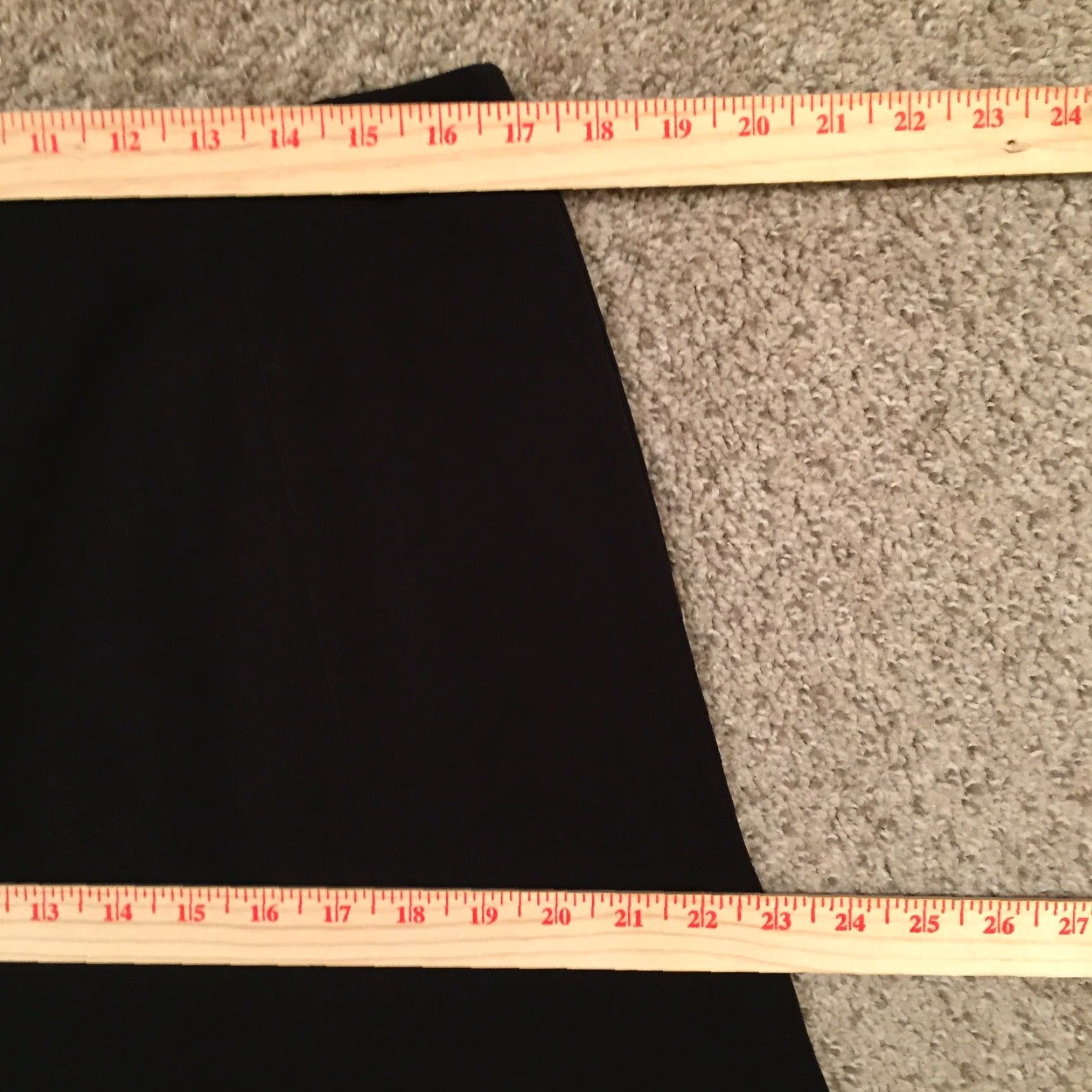 Eddie Bauer Eddie Bauer Skirt Midi Trumpet Black 12 Petite Unlined Women Womens Petite Black Midi Trumpet Skirt Size 34" / US 12 / IT 48 - 3 Thumbnail