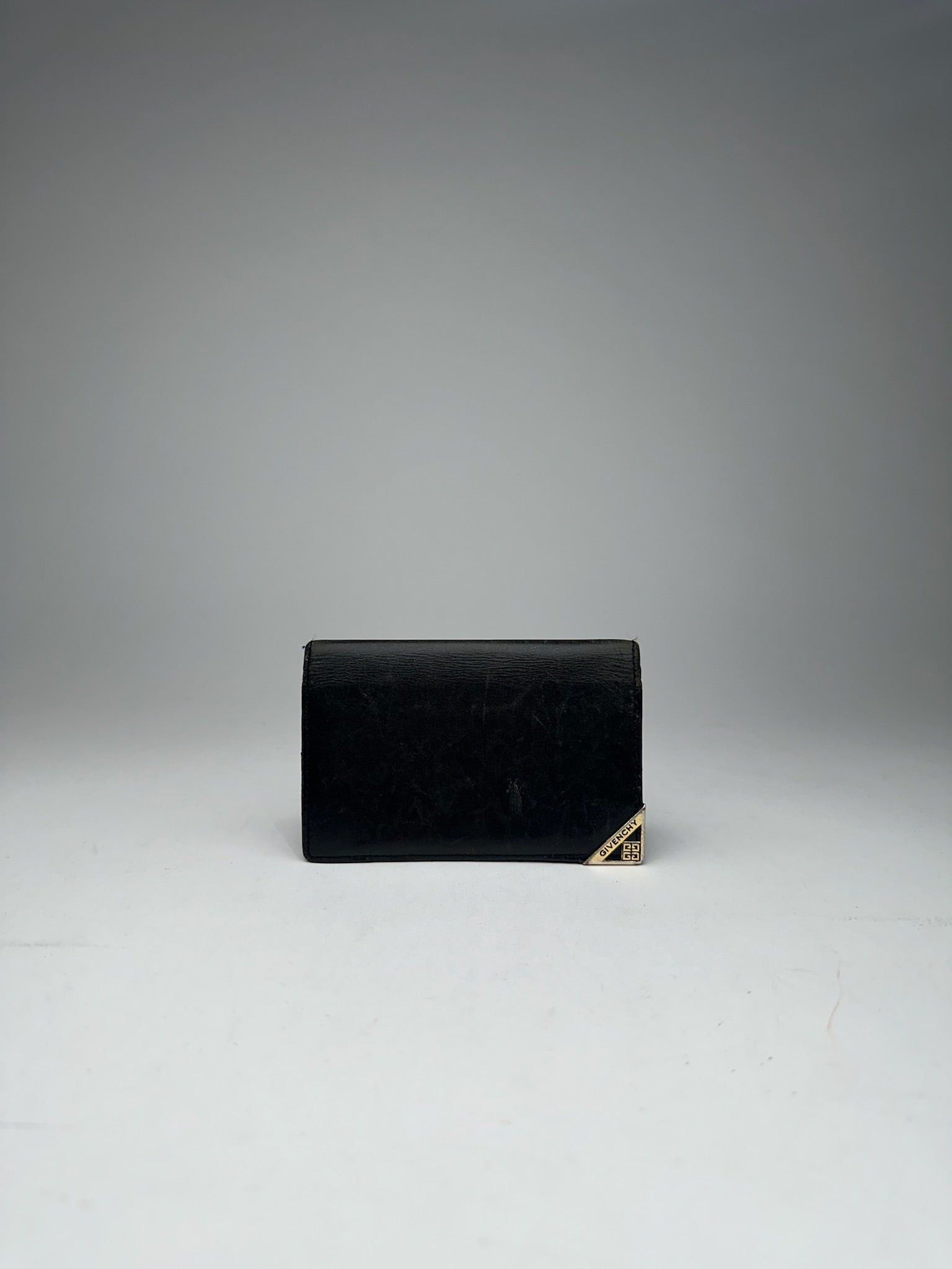 Givenchy Vintage Leather Card Holder black Size ONE SIZE - 1 Thumbnail