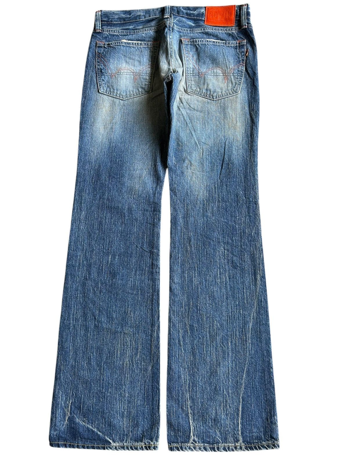 Kapital Flare Rusty Edwin Made Japan Faded Denim Jeans Size US 33 - 8 Thumbnail