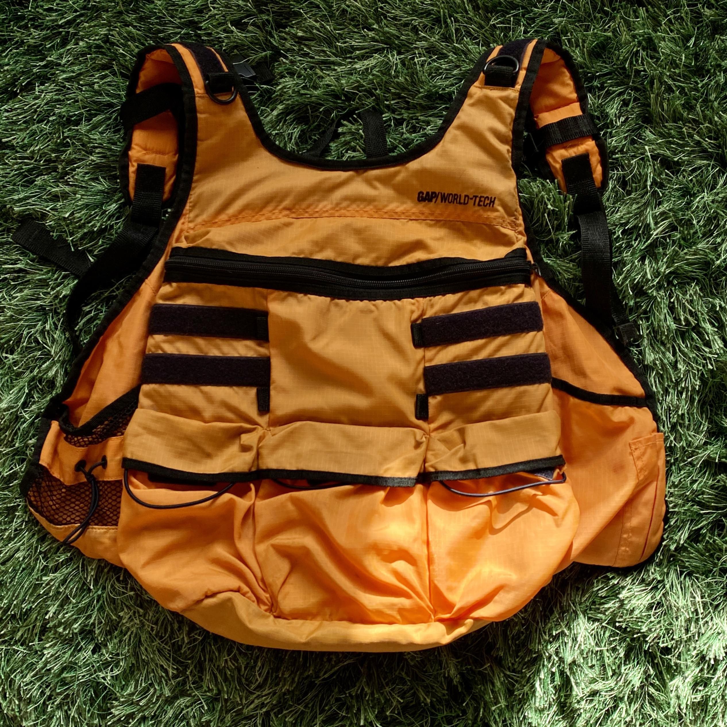 image of Gap World Tech 90's Vintage Orange Utility Backpack, Men's
