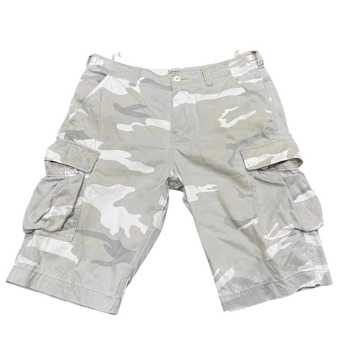 Avirex Avirex Snow Camo Cargo Vintage 90s Military Tactical Shorts Size US 34 / EU 50 - 1 Thumbnail
