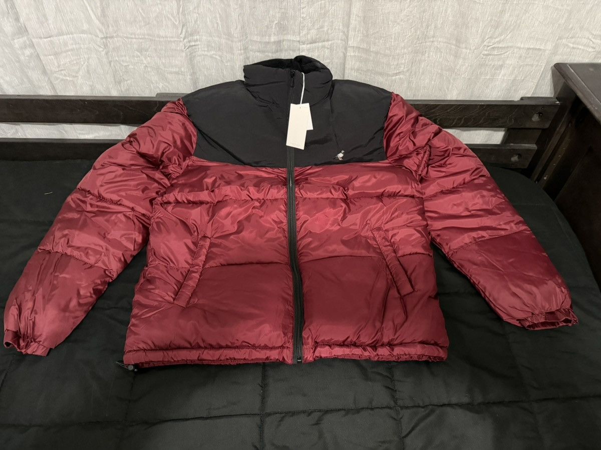 Staple Pigeon Large Bomber Jacket Maroon:/Black Brand NWT