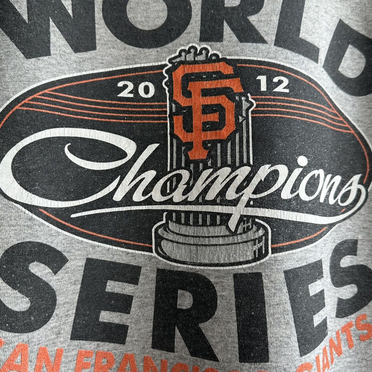 MLB × Majestic × Vintage MLB SAN FRANCISCO GIANTS WORLD SERIES CHAMPIONS 2012 TEE Size US M / EU 48-50 / 2 - 4 Thumbnail