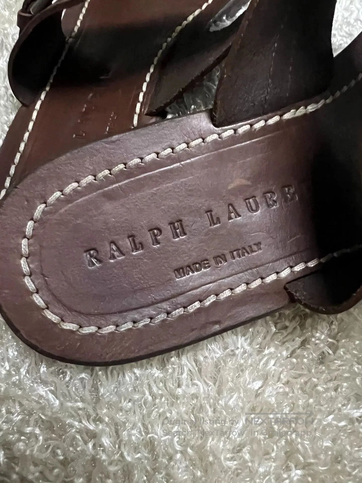 Other Ralph Lauren Men's Leather Slipper Sandals. Size US 10.5 / EU 43-44 - 4 Thumbnail