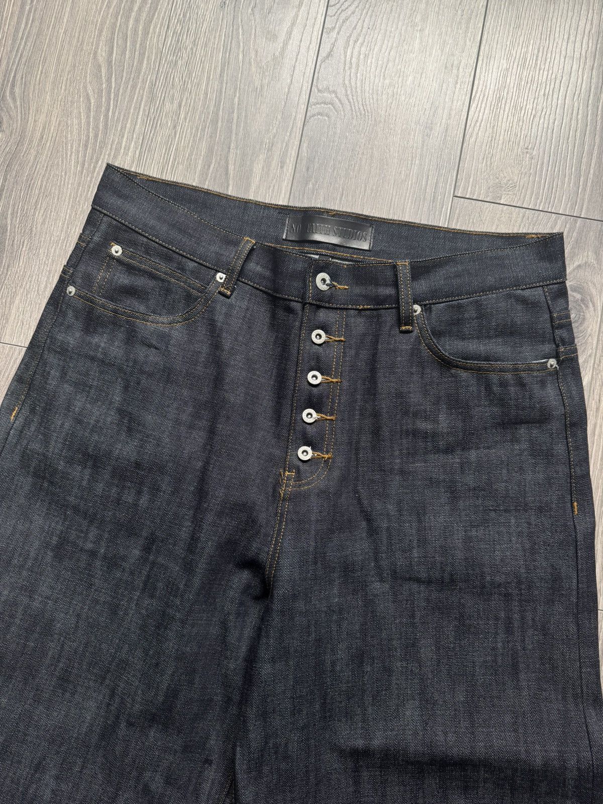 No FAITH Studio RAW DENIM JAPANESE ULTRA LOOSE FIT BLUE