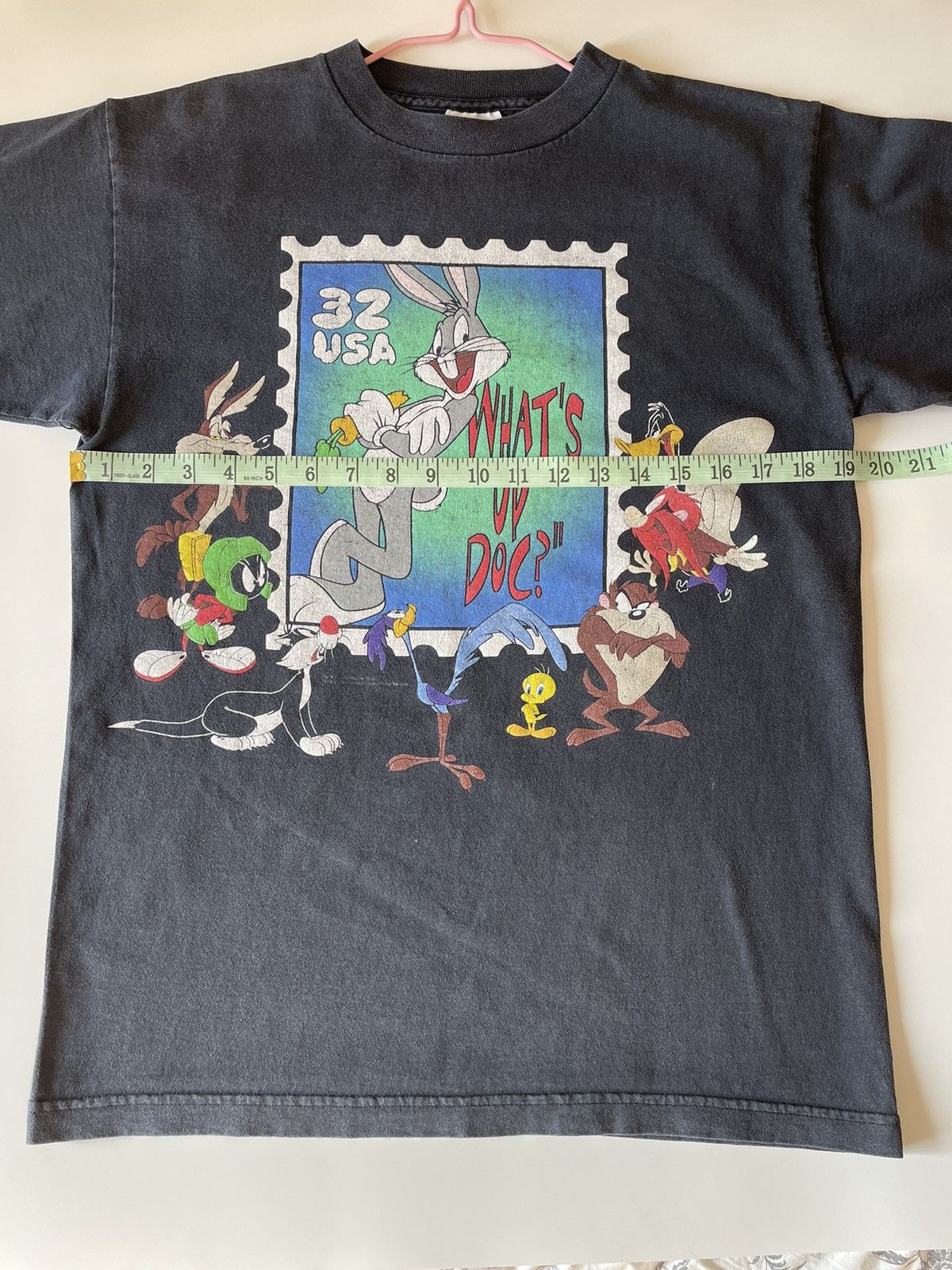 Designer × Fruit Of The Loom × Vintage Looney Tunes vintage t shirt made in USA 1997 Warner Bros. Size US M / EU 48-50 / 2 - 13 Thumbnail