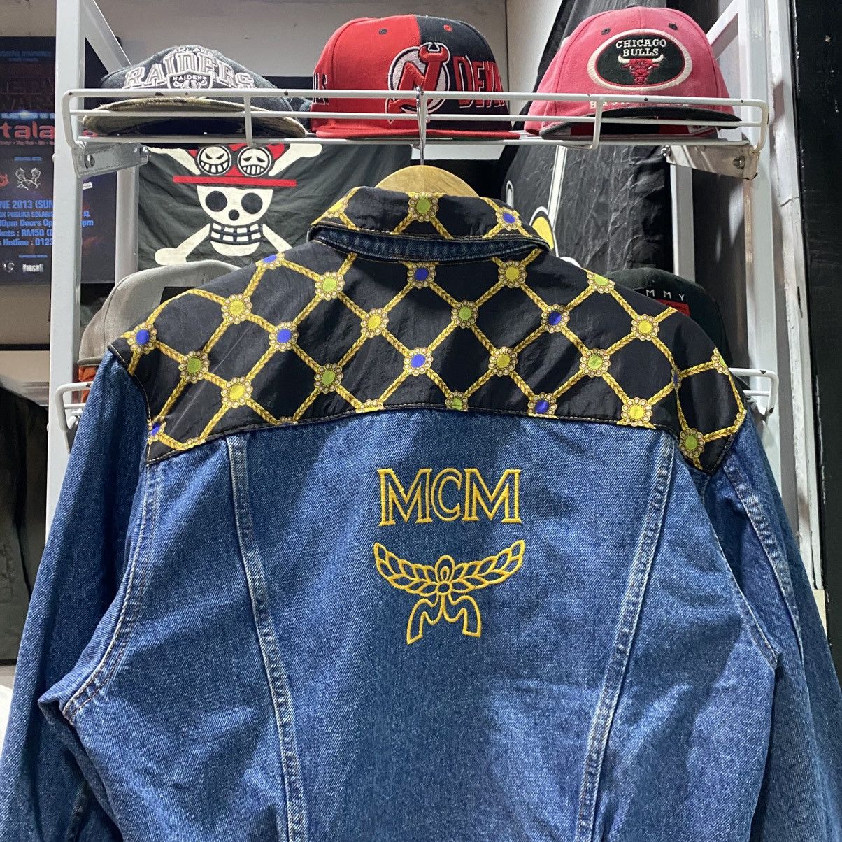 MCM × Vintage Vtg 90’s MCM denim jacket Size US S / EU 44-46 / 1 - 3 Thumbnail