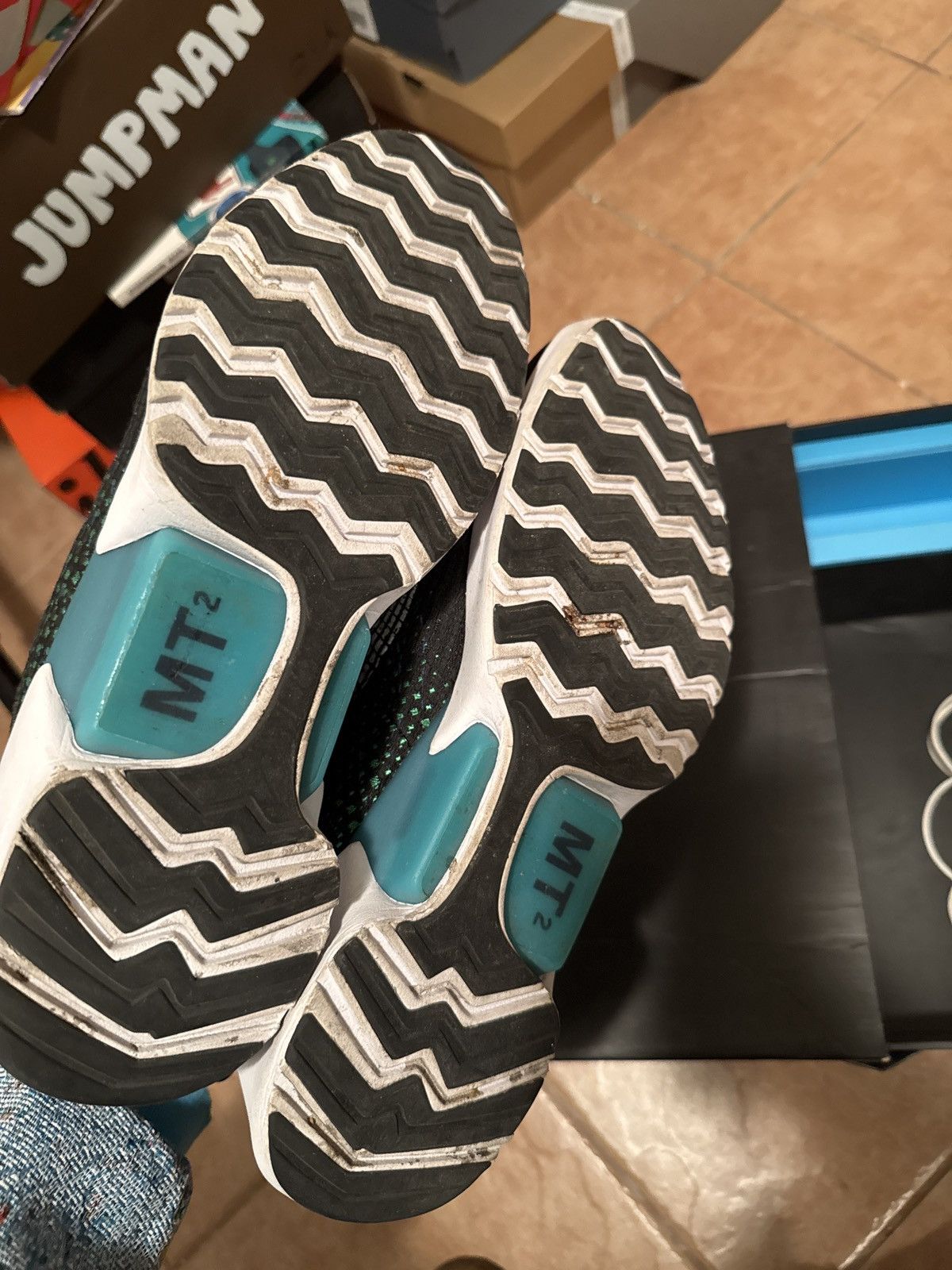 Nike Nike Hyper Adapt 1.0 black / white / blue lagoon size 12.5 Size US 12.5 / EU 45-46 - 5 Thumbnail
