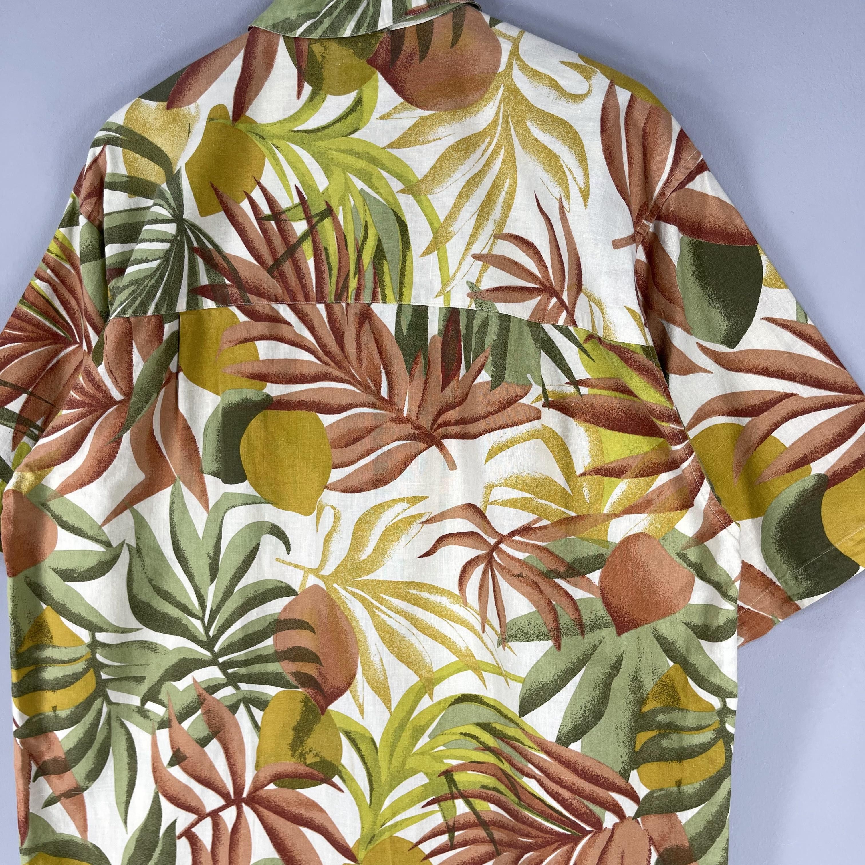 Bugle Boy BUGLE BOY Abstract Tropical Hawaii Floral Motive Aloha Shirt Size US XL / EU 56 / 4 - 9 Thumbnail