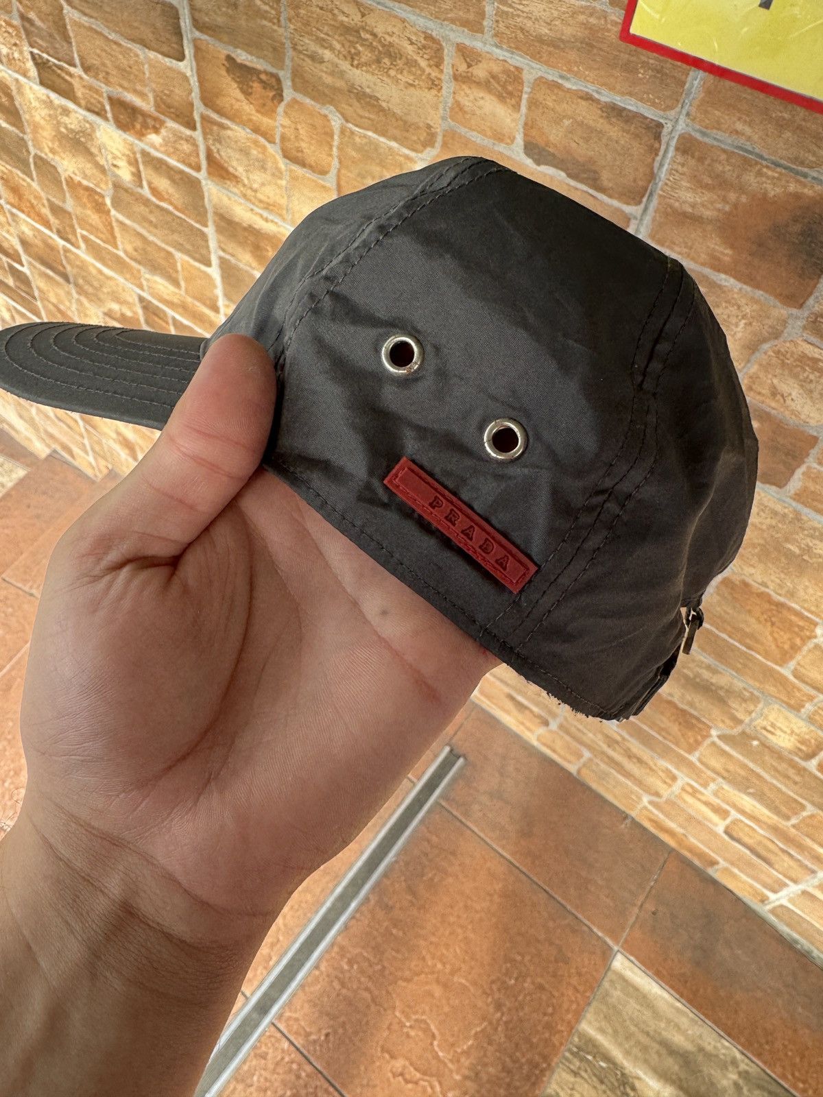 Prada × Vintage Vintage Prada nylon cap hat unisex Size ONE SIZE - 1 Thumbnail