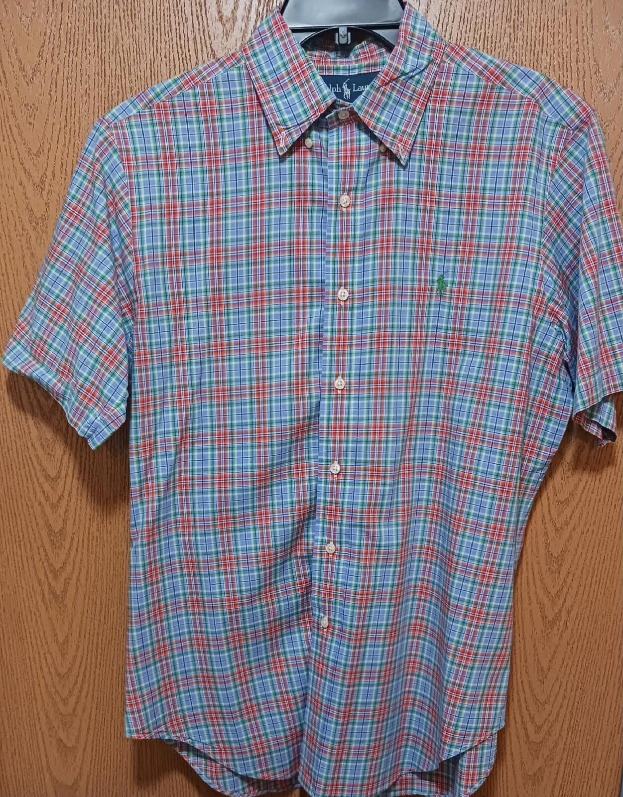 Polo Ralph Lauren Ralph Lauren Classic Fit Short Sleeve Plaid Shirt - M Size US M / EU 48-50 / 2 - 1 Thumbnail