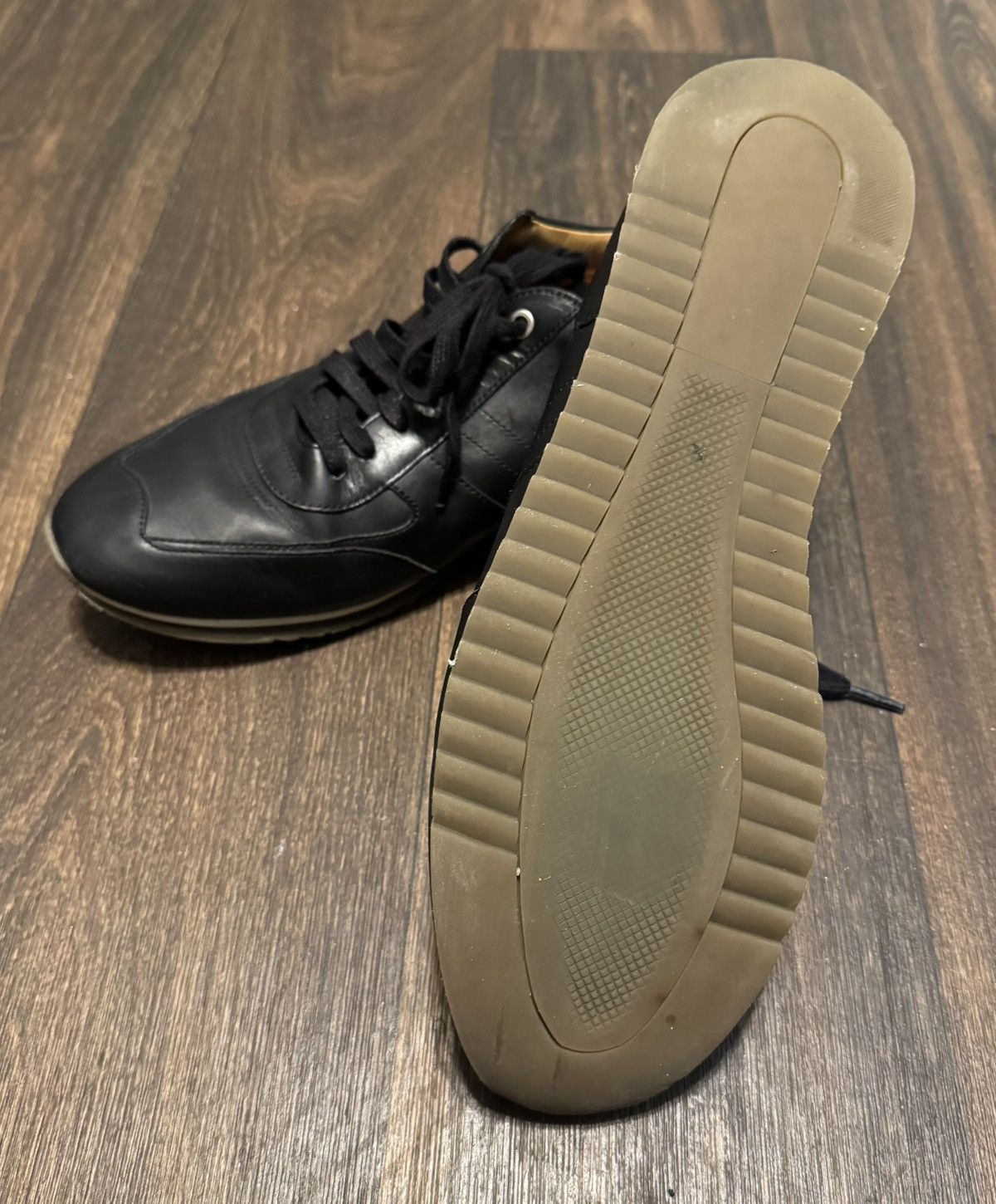 Magnanni Magnanni for Neiman Marcus Sneakers Black 18837 Size US 11 / EU 44 - 6 Thumbnail