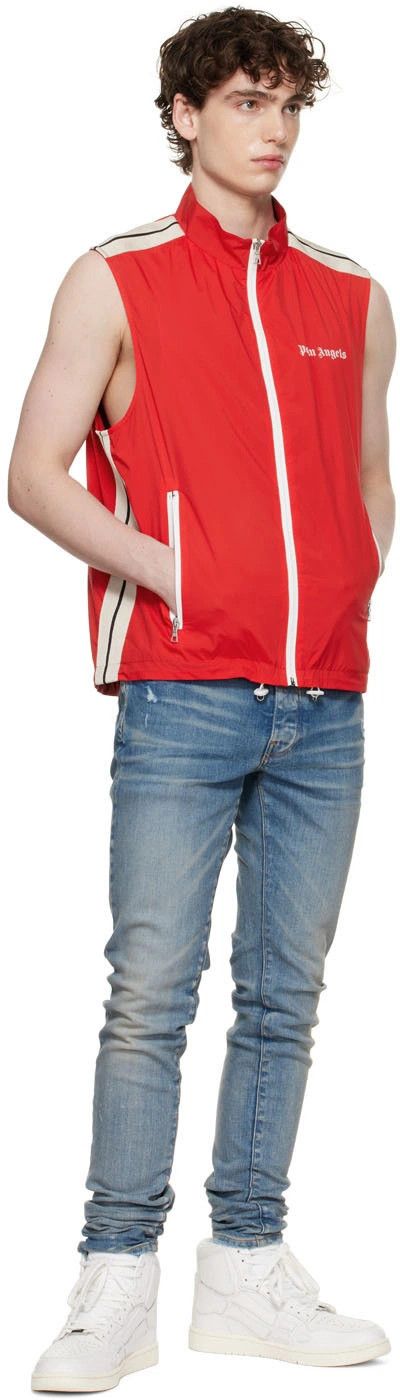 Palm Angels o1y0325 Logo Vest in Red Size US M / EU 48-50 / 2 - 4 Thumbnail